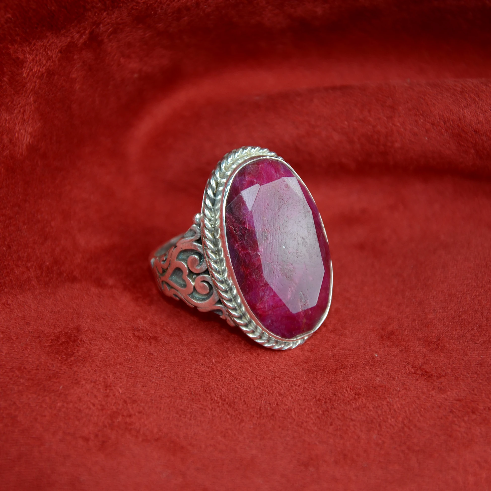 Ankanın Gözü Gümüş Yüzük