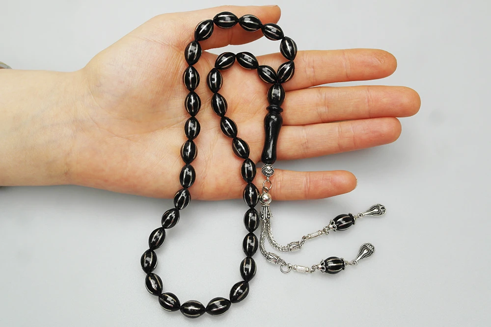 Karpuz Dilimi Alpaka İşleme Tespih