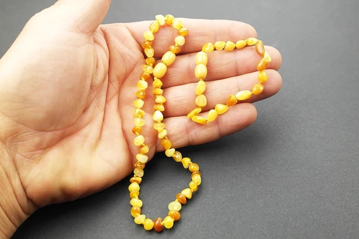 Dumanlı Renk Damla Kehribar Bebek Diş Seti