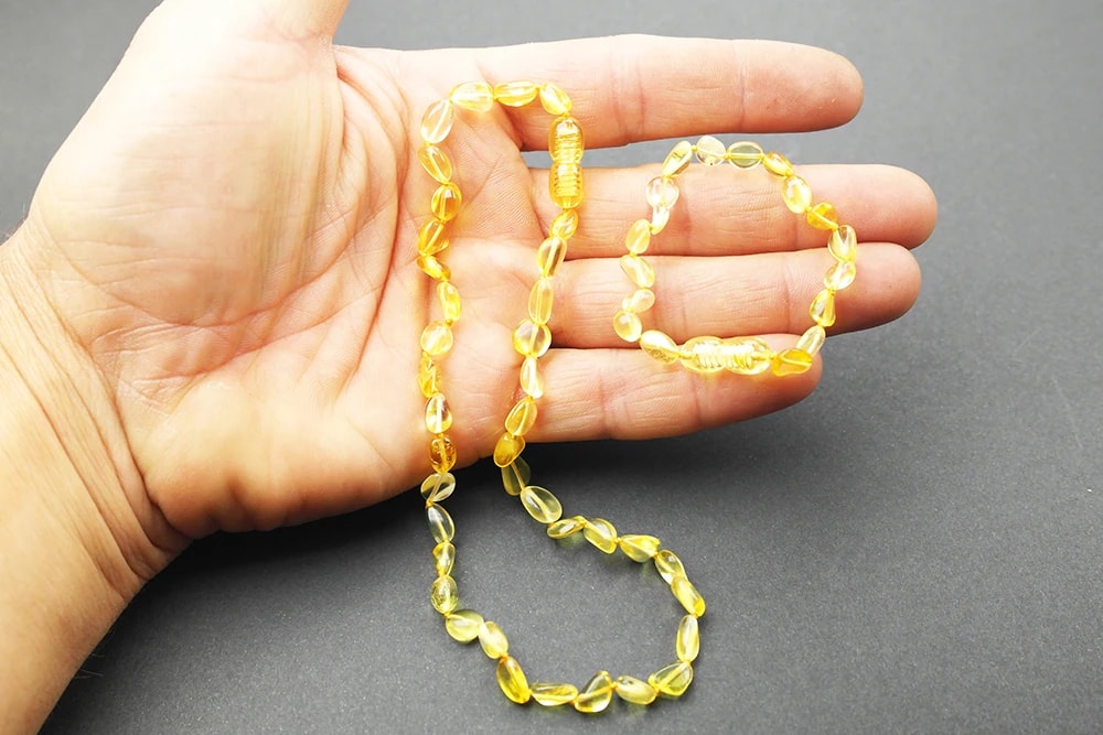 Bal Gözesi Damla Kehribar Bebek Diş Seti