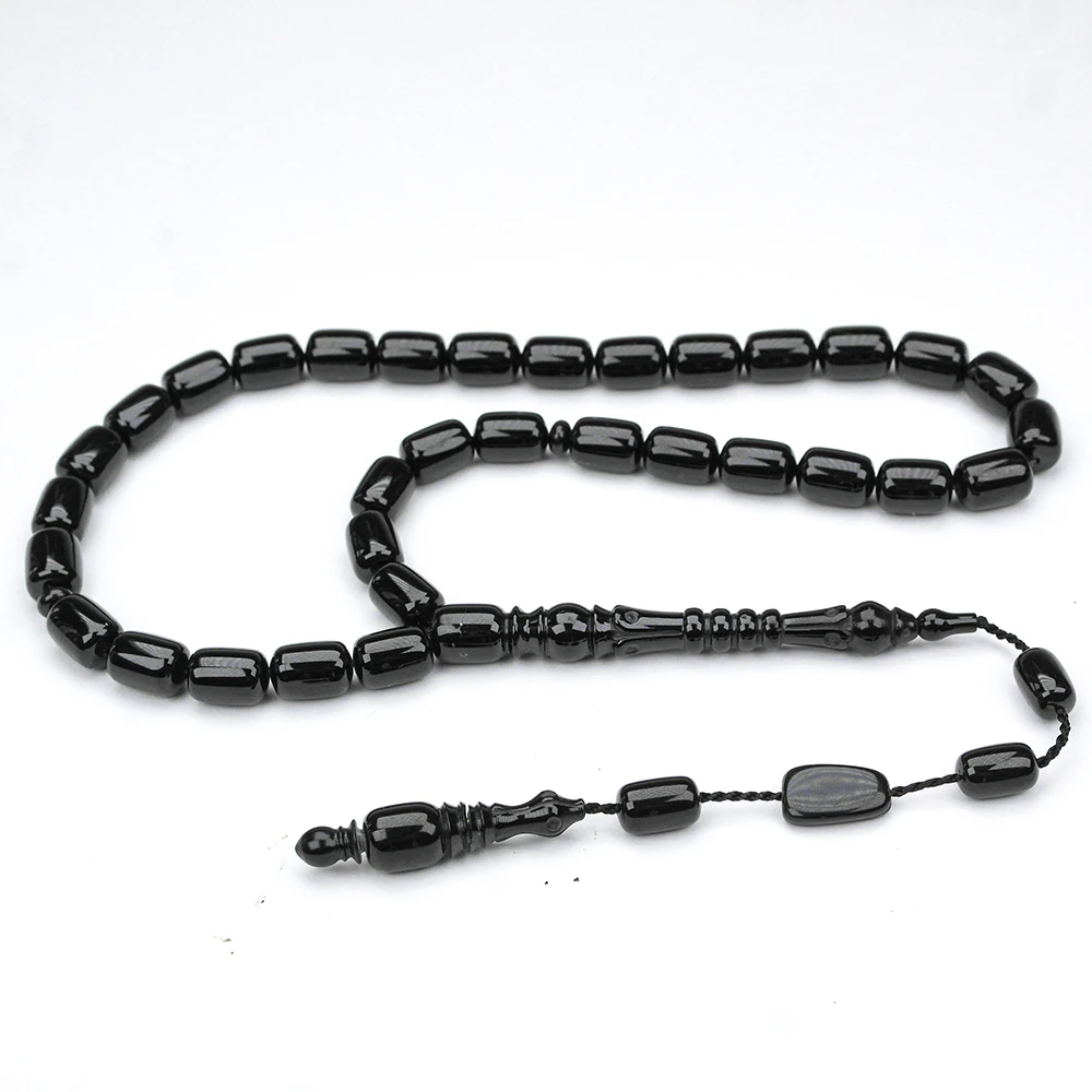 Yaprak Motif Halka Nakkaş Oyma İmameli Tespih