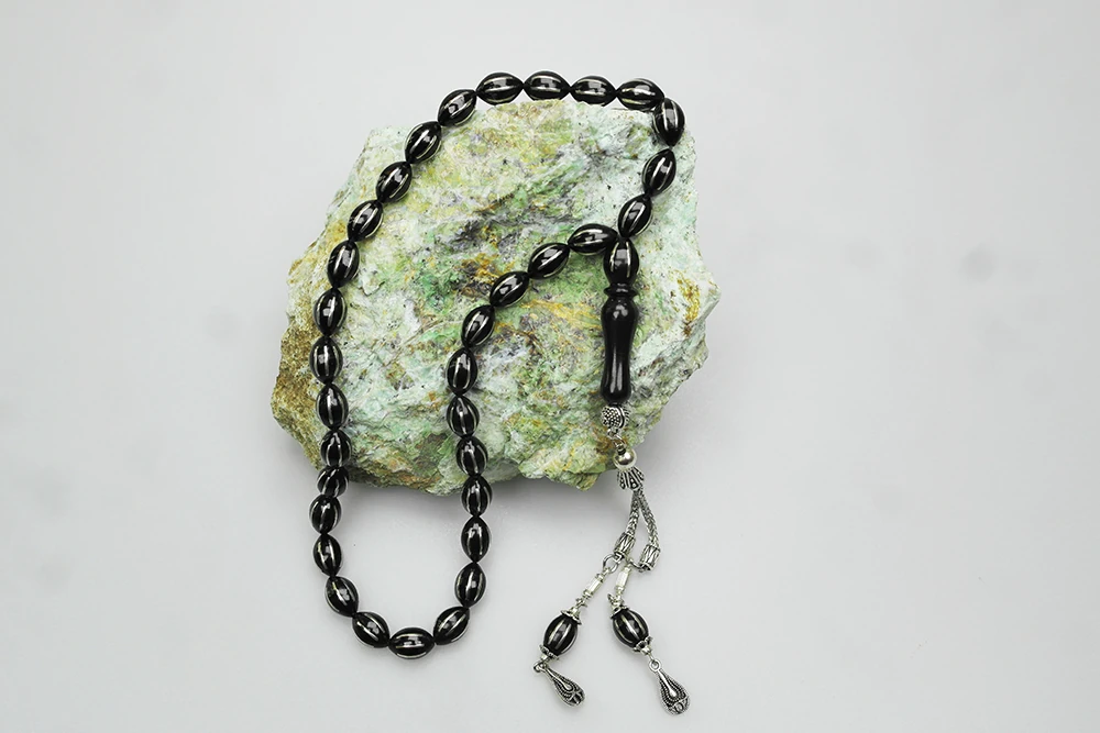 Karpuz Dilimi Alpaka İşleme Tespih