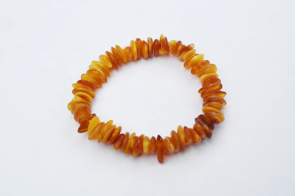 Doğal Kesim Damla Kehribar Yetişkin Bileklik