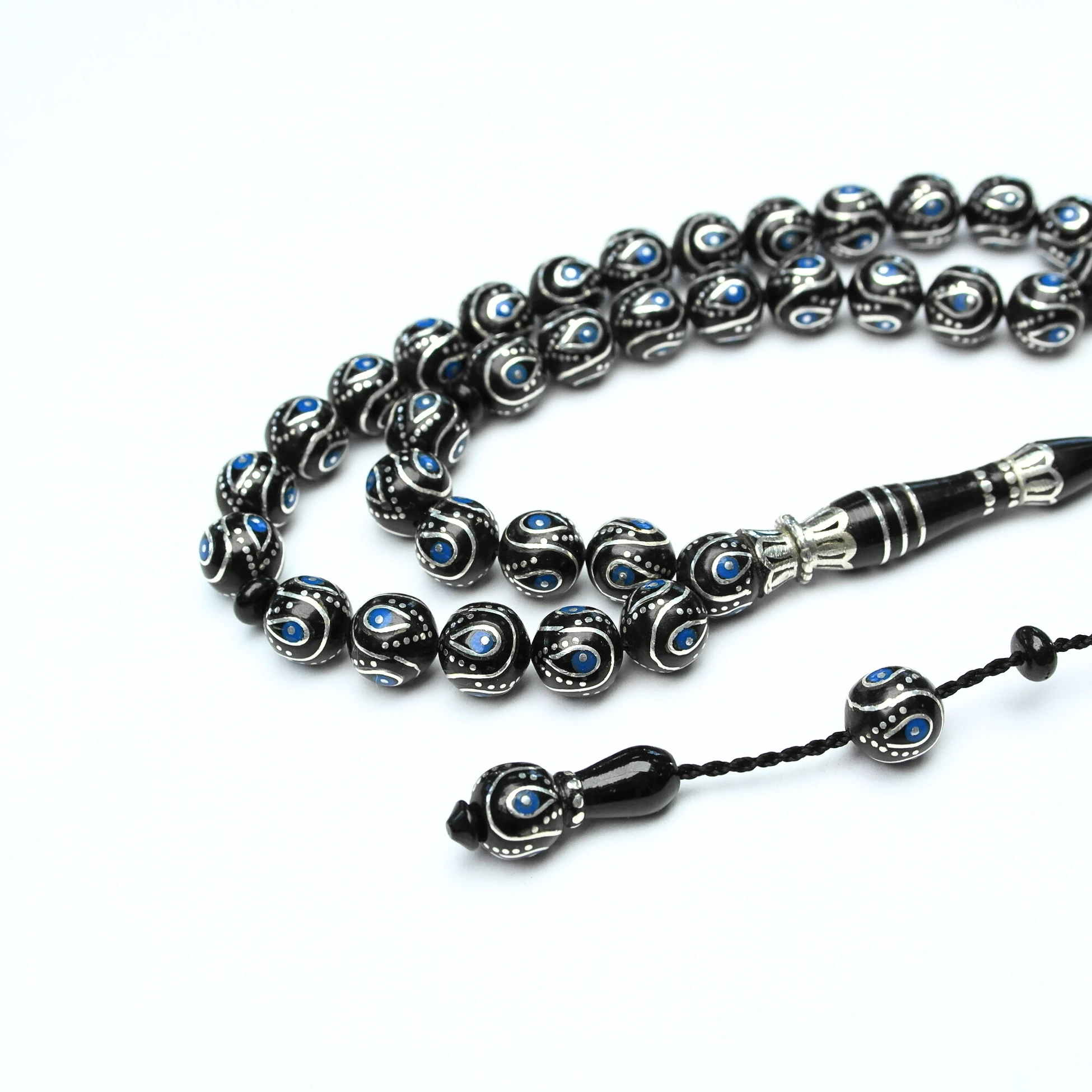 Damla İçi Damla Küre Model Sistemli Oltu Taşı Tespih