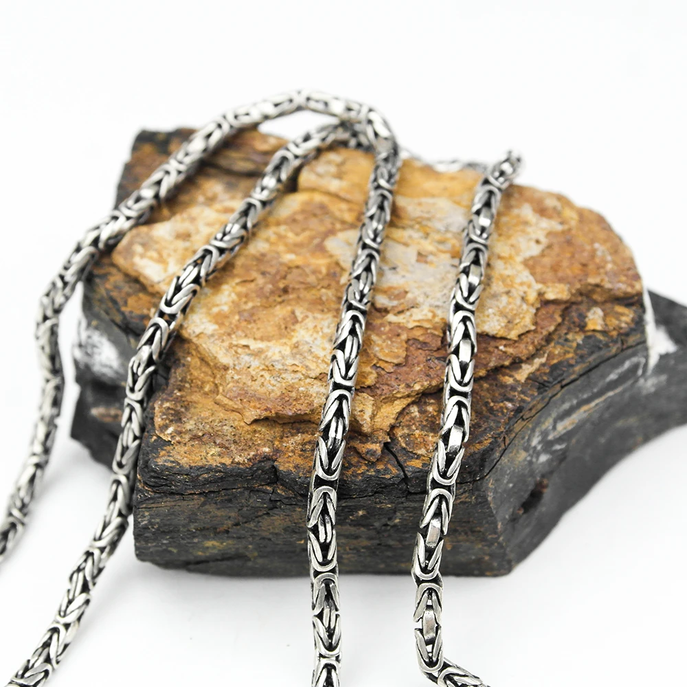 Gümüş Kral Zincir Kolye