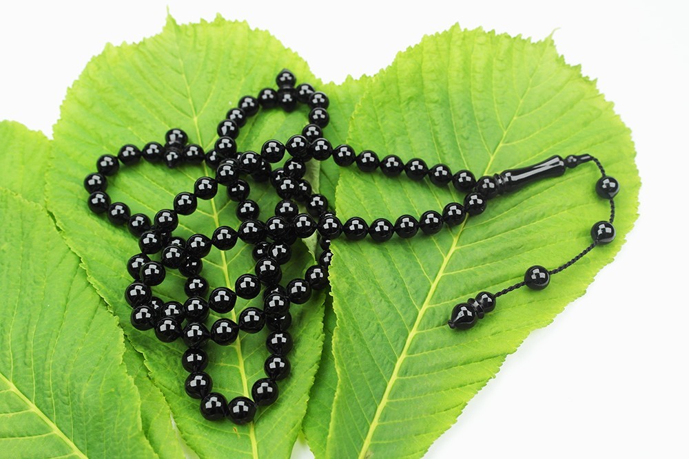 Oltu Taşı Küre Model 99 luk Namaz Tespih