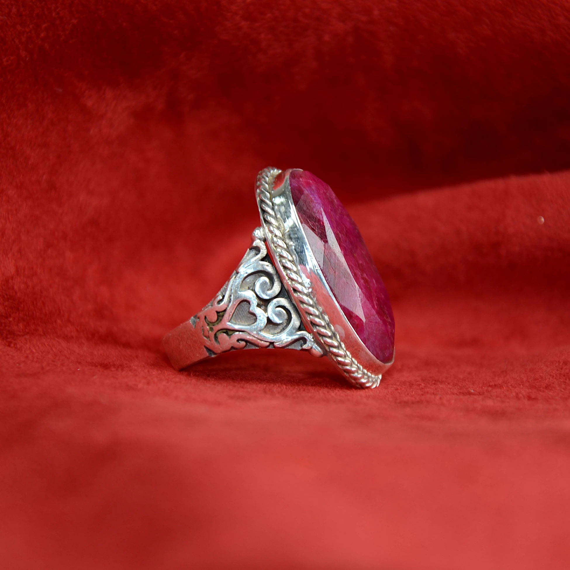 Ankanın Gözü Gümüş Yüzük