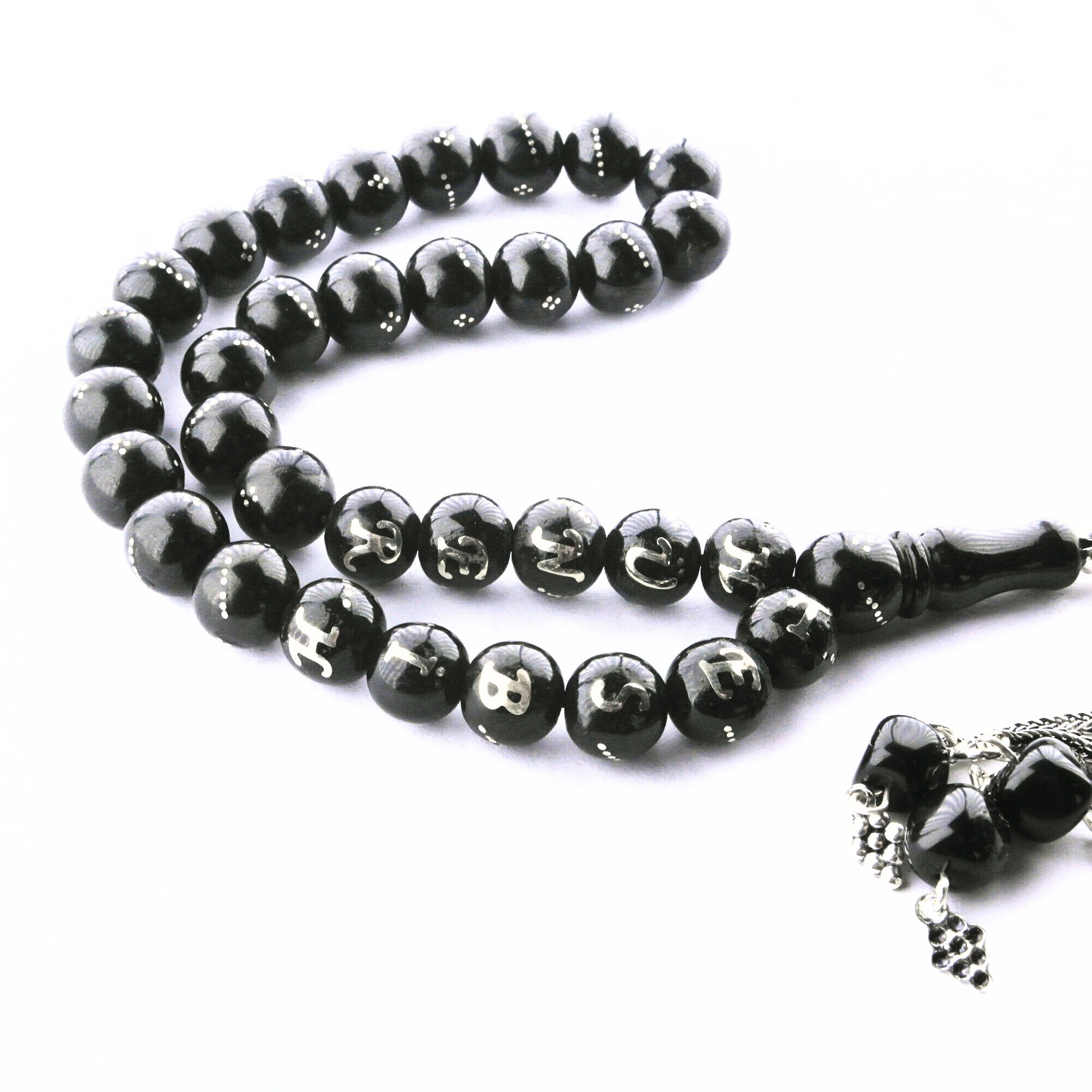 İsme Özel Oltu Taşı Sıkma Tespih