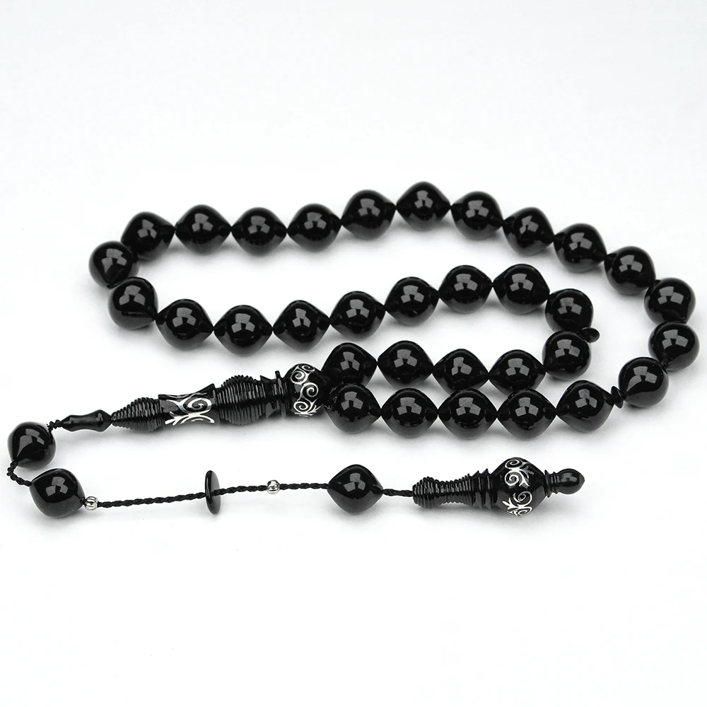 Oltu Taşı İmame Nakkaş Şalgami Kesim Tespih