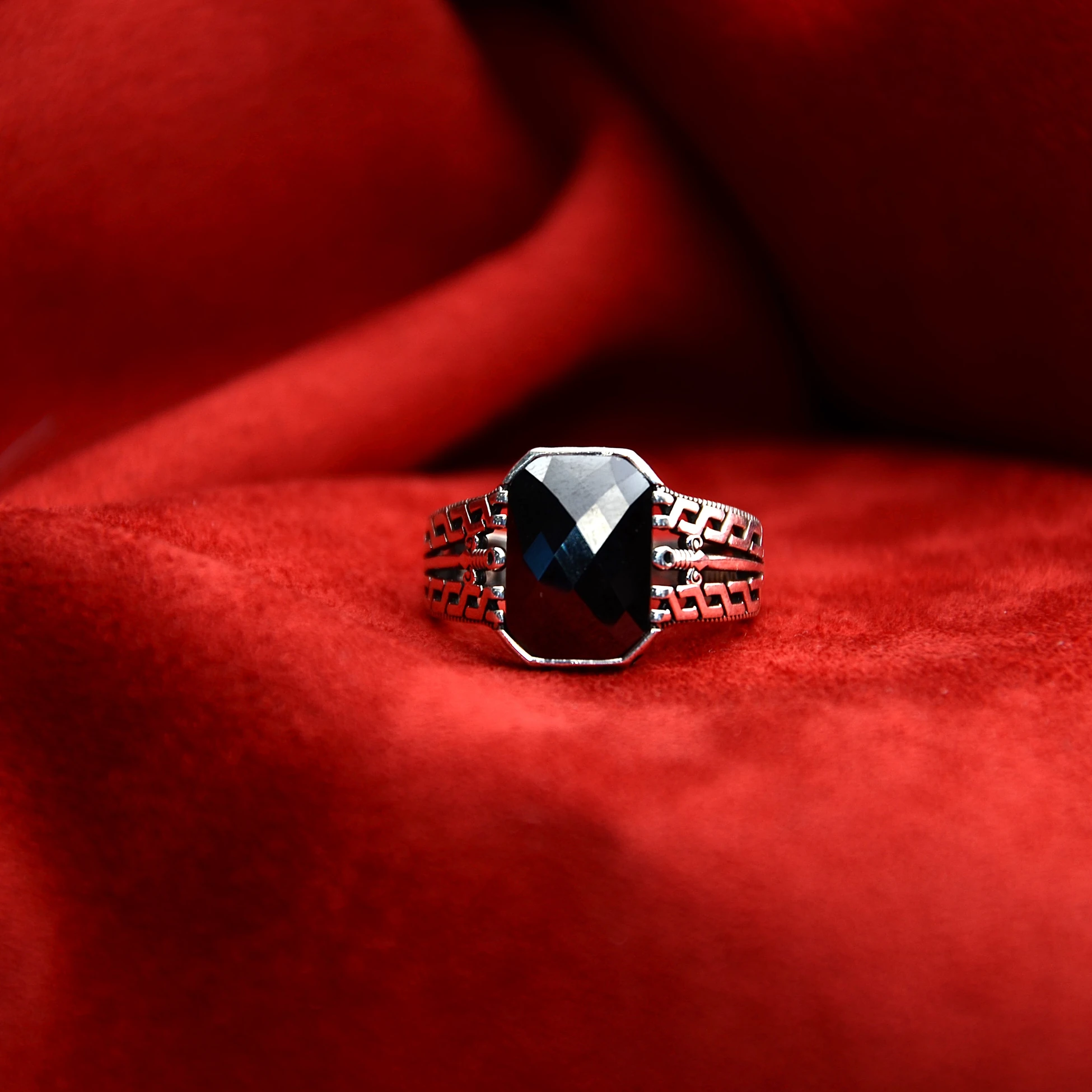 Zaman Labirenti Gümüş Erkek Yüzük