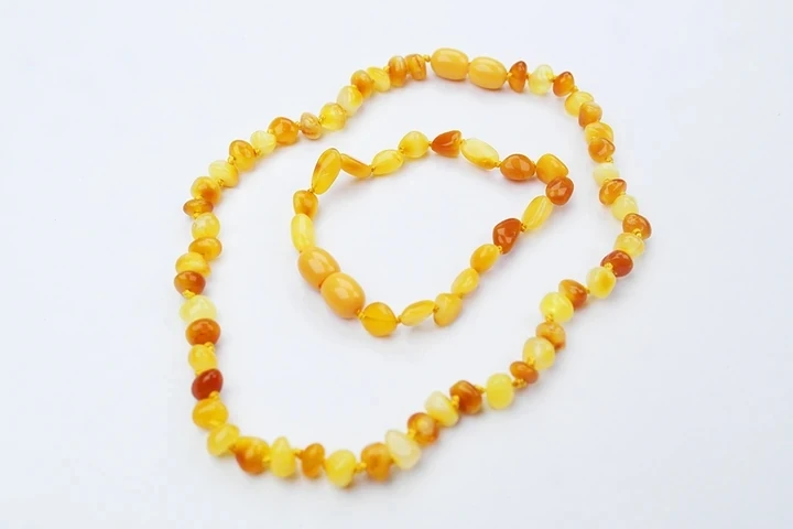 Dumanlı Renk Damla Kehribar Bebek Diş Seti