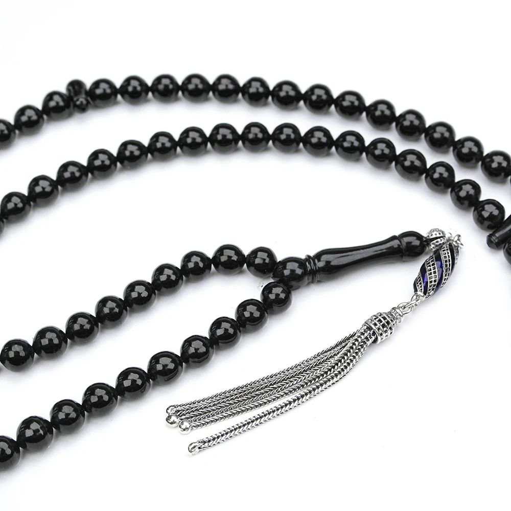 Oltu Taşı  Küre Kesim 99 Sayılı Namaz Tespihi