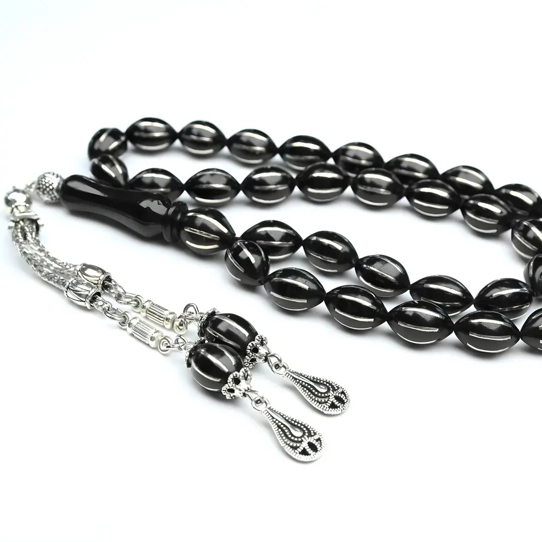 Karpuz Dilimi Alpaka İşleme Tespih