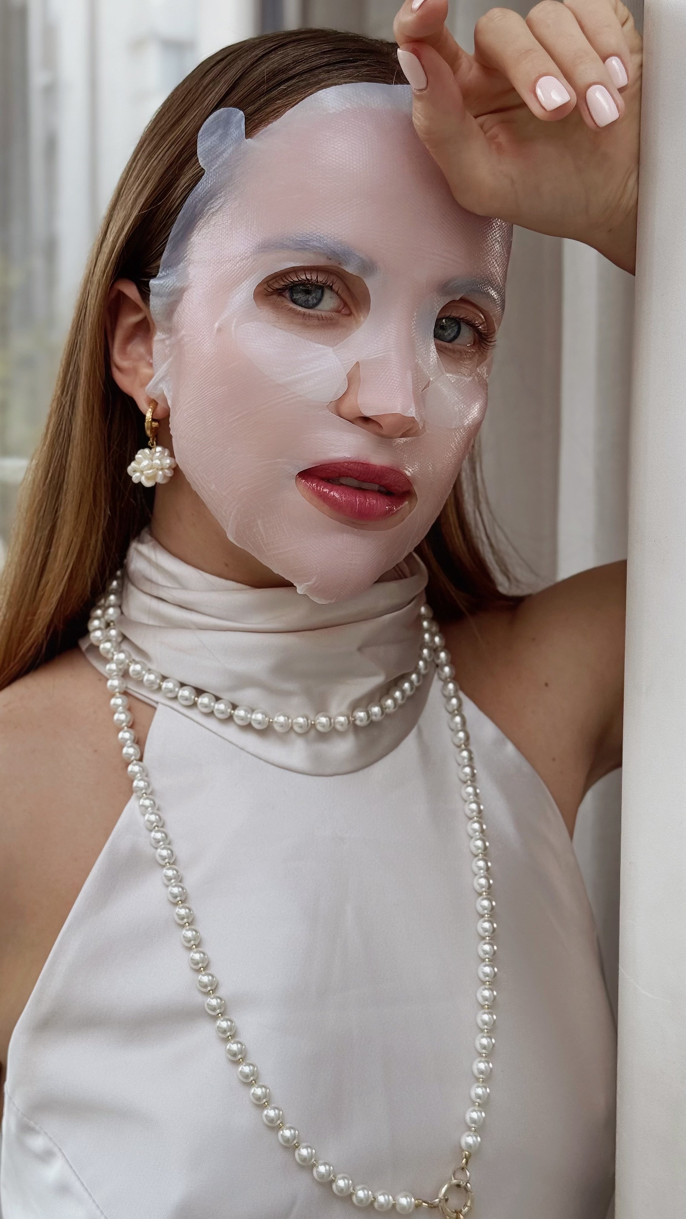 rosy drop furrowless mask - kırışık karşıtı tam yüz maskesi