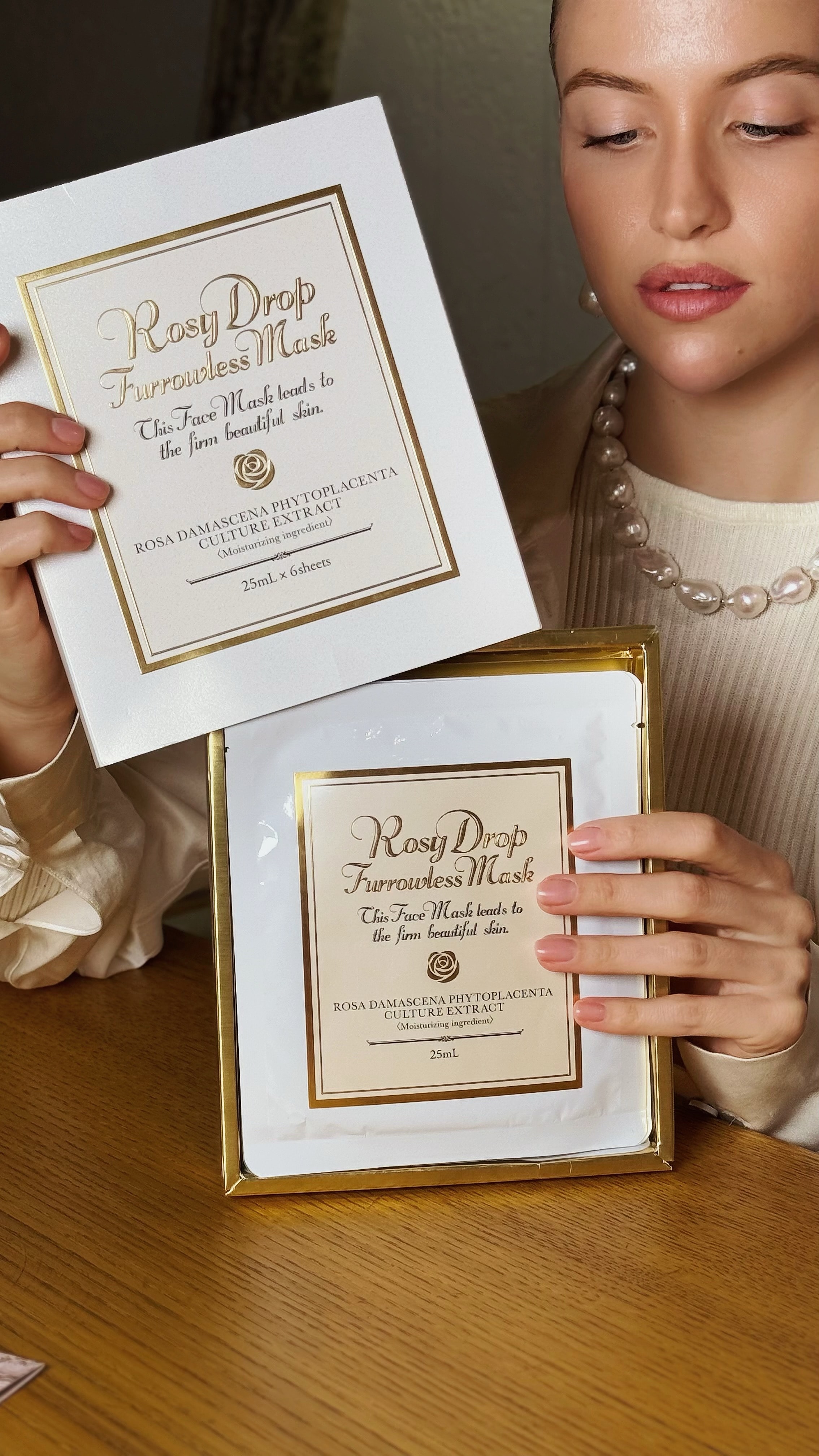 Rosy Drop furrowless mask kırışık karşıtı tüm yüz maskesi