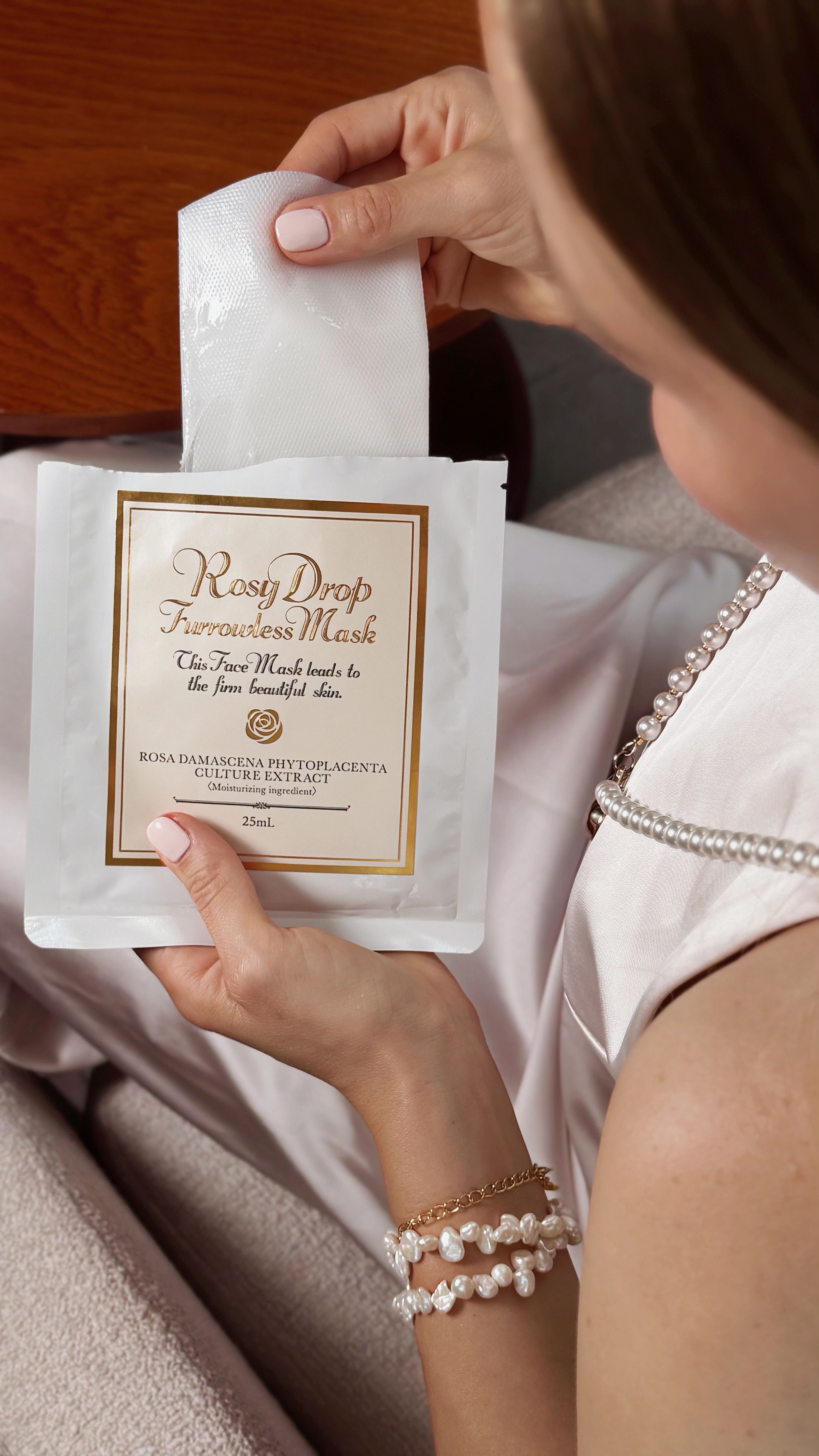 rosy drop furrowless mask - kırışık karşıtı tam yüz maskesi