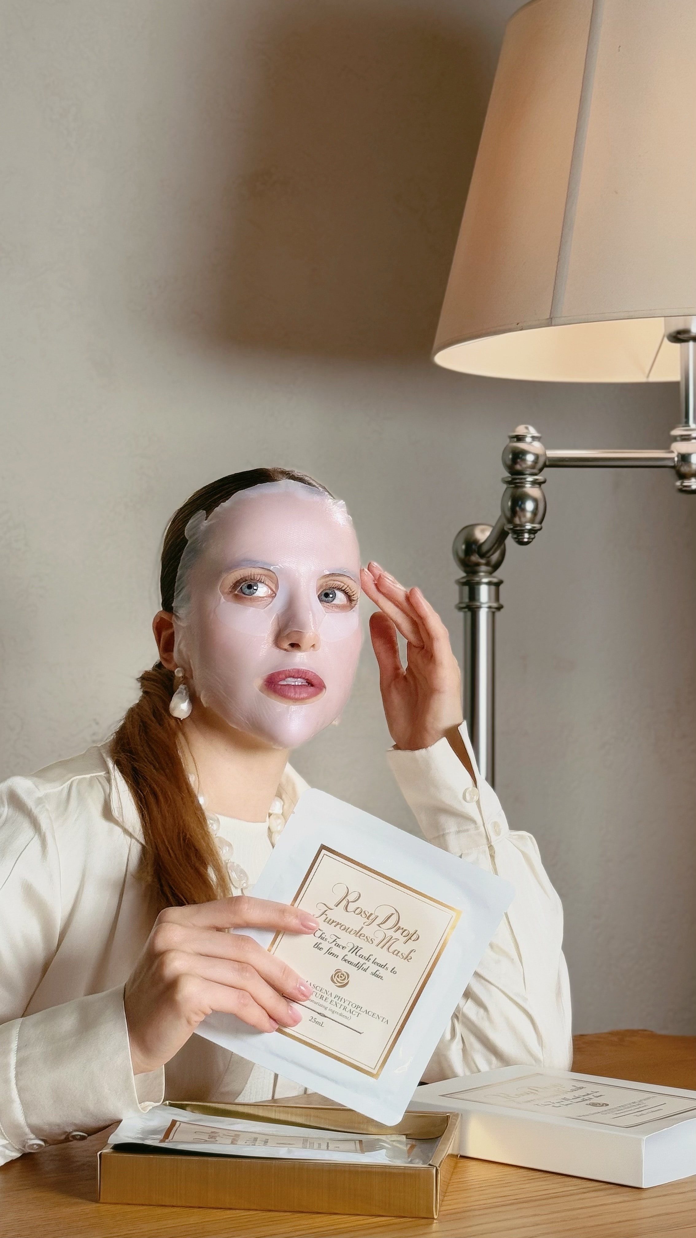 Rosy Drop furrowless mask kırışık karşıtı tüm yüz maskesi