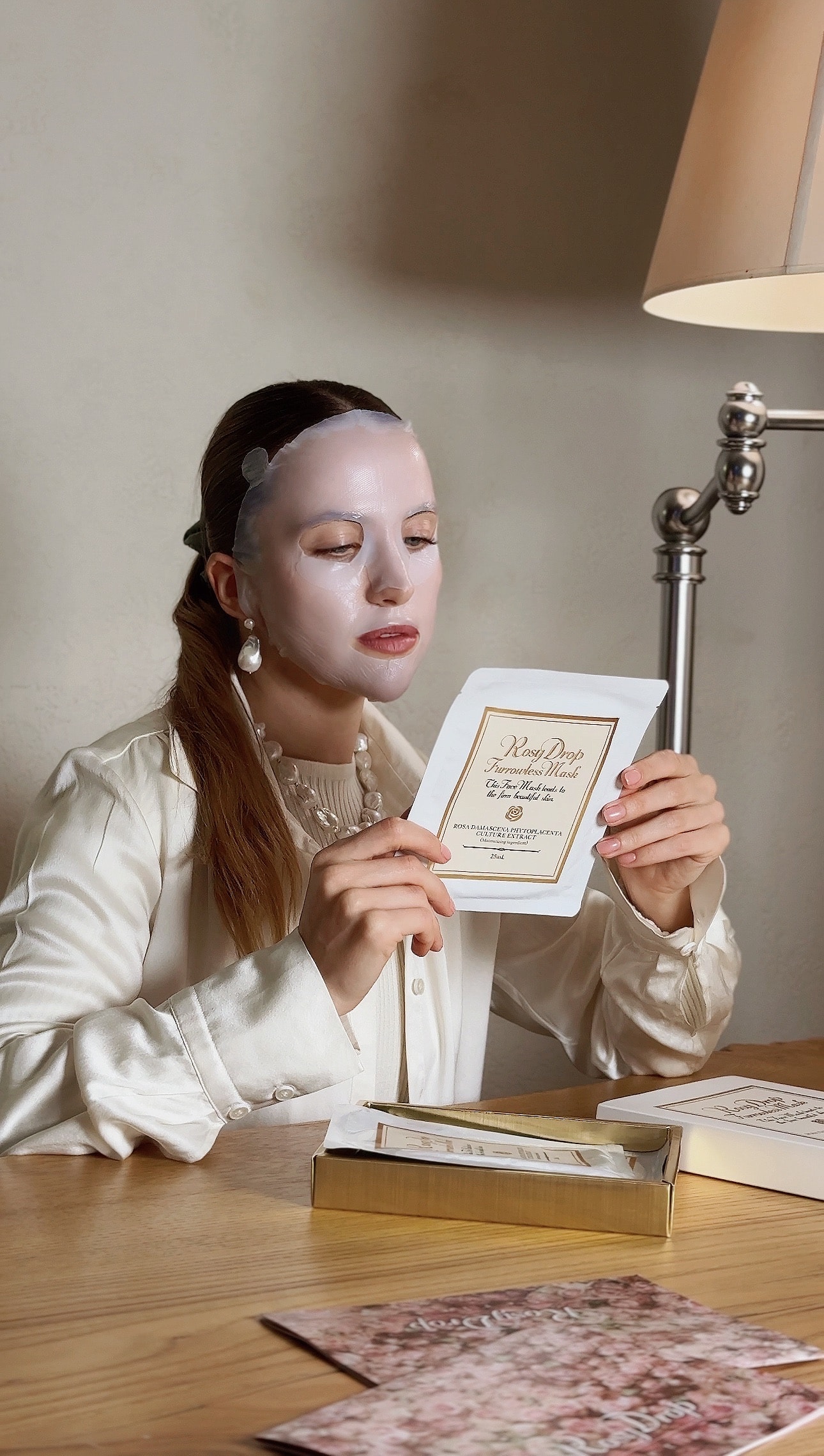 Rosy Drop furrowless mask kırışık karşıtı tüm yüz maskesi