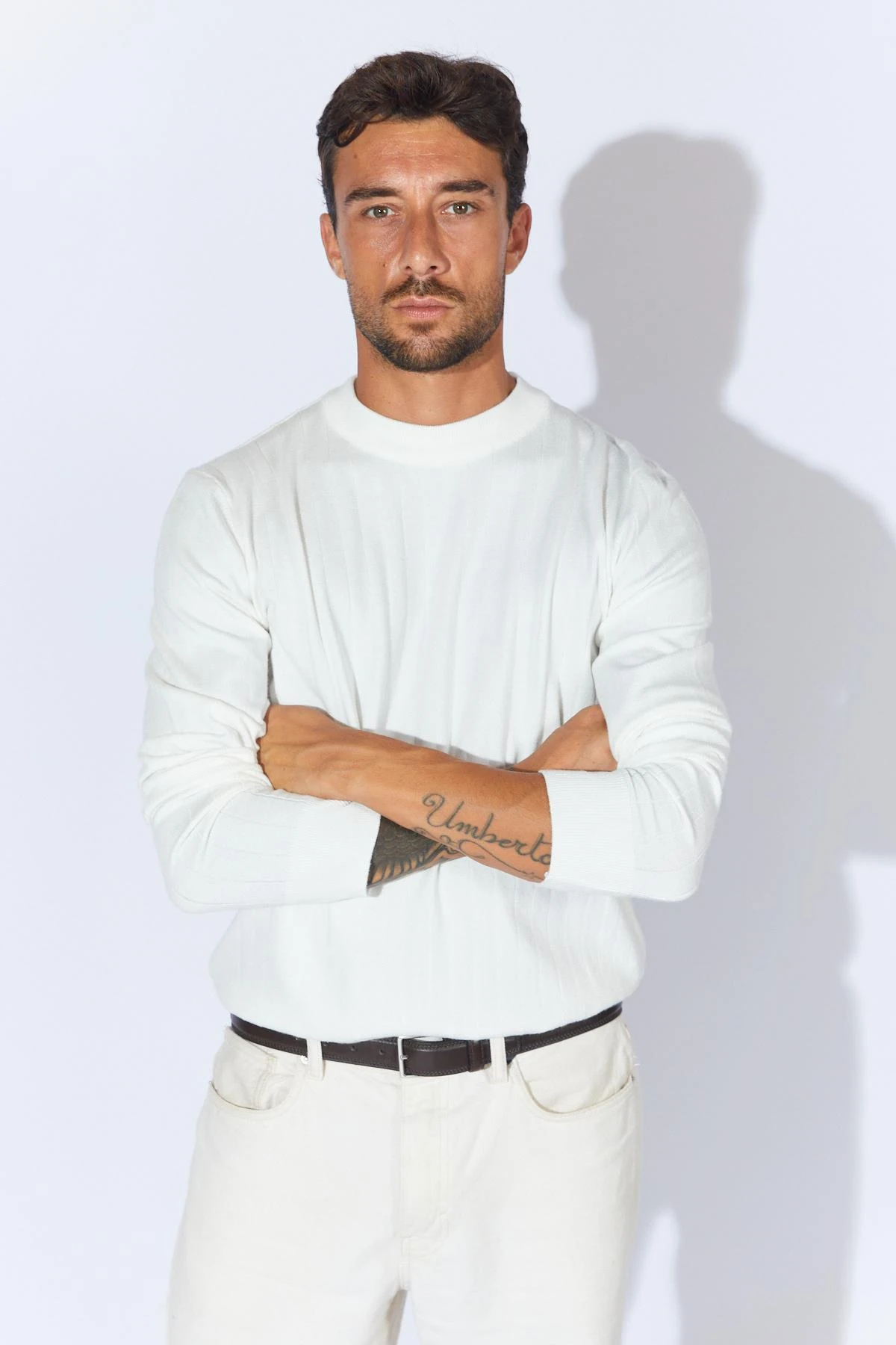 Erkek Bisiklet Yaka Corspan Kazak