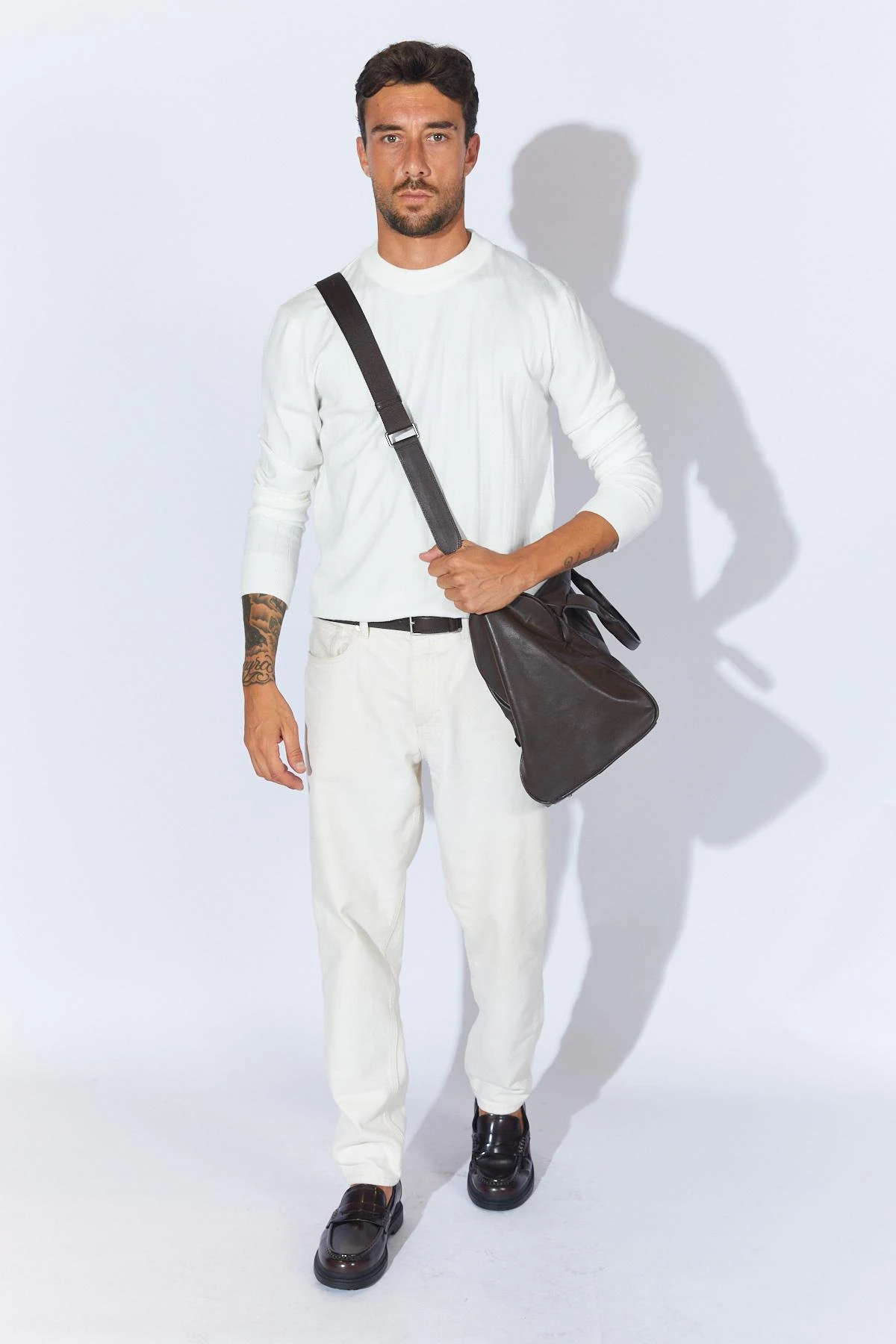 Erkek Bisiklet Yaka Corspan Kazak