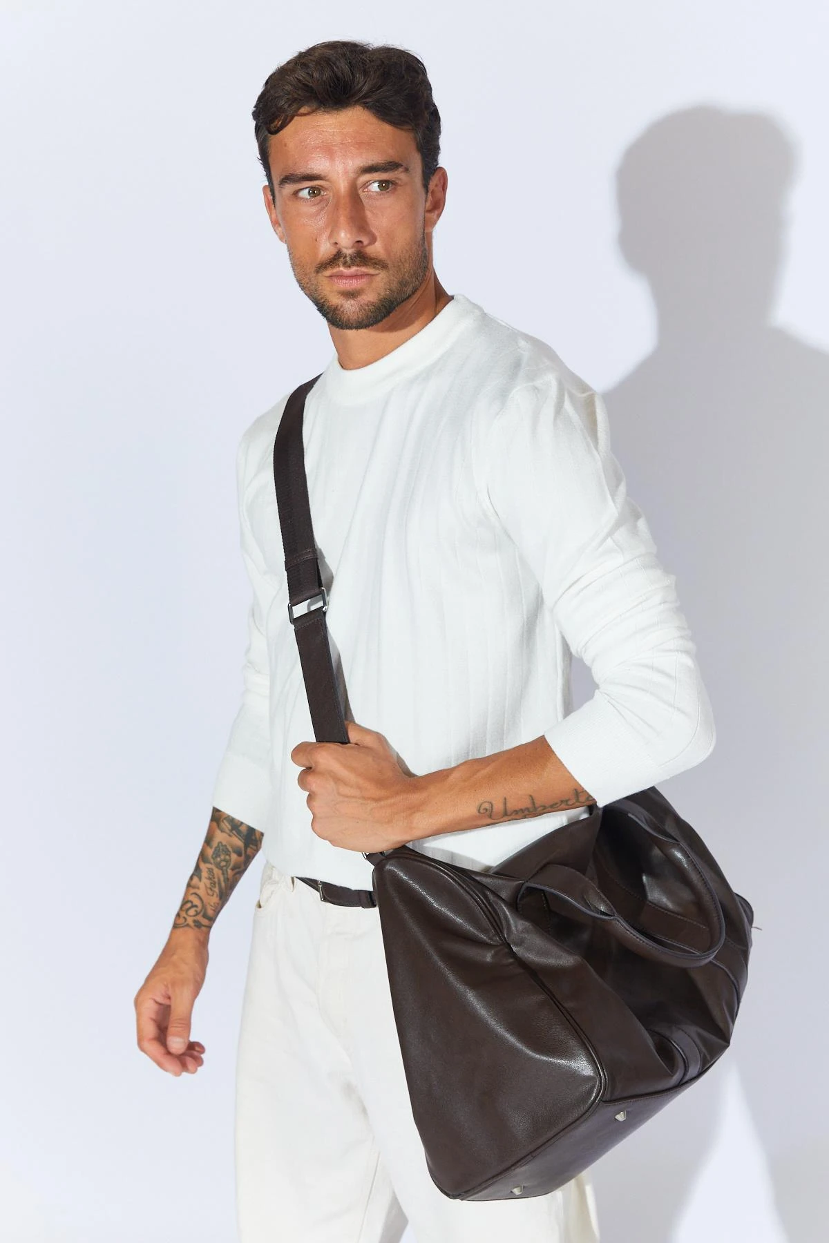 Erkek Bisiklet Yaka Corspan Kazak