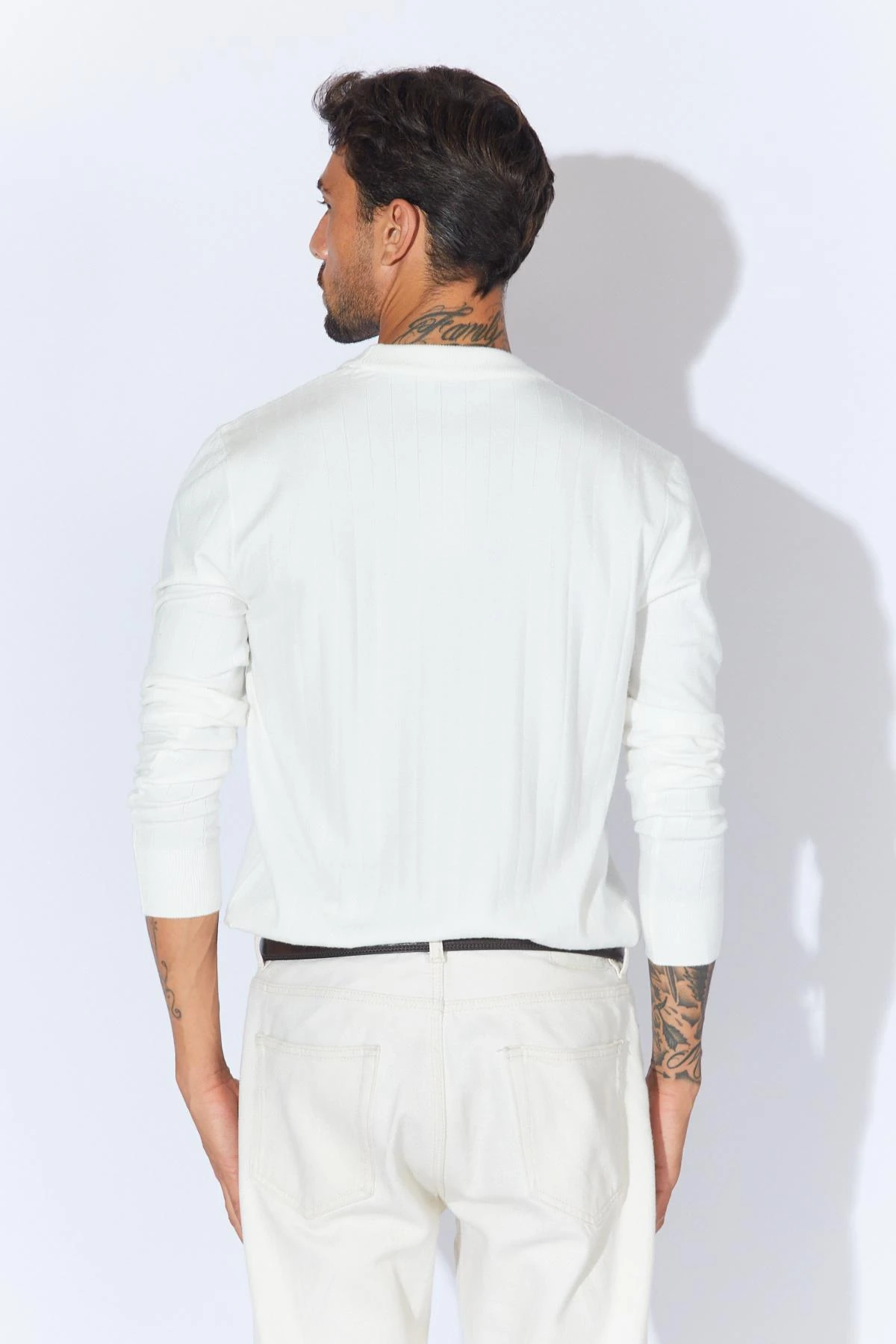 Erkek Bisiklet Yaka Corspan Kazak