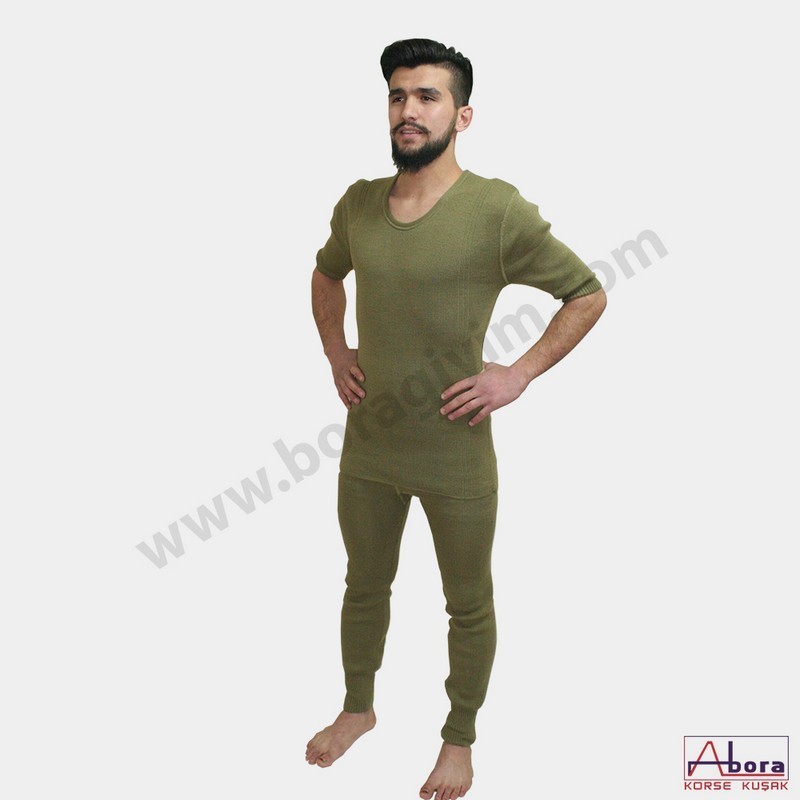 Bora Nano Soldier Half Sleeve Suit Knitted Underwear - Winter Underwear