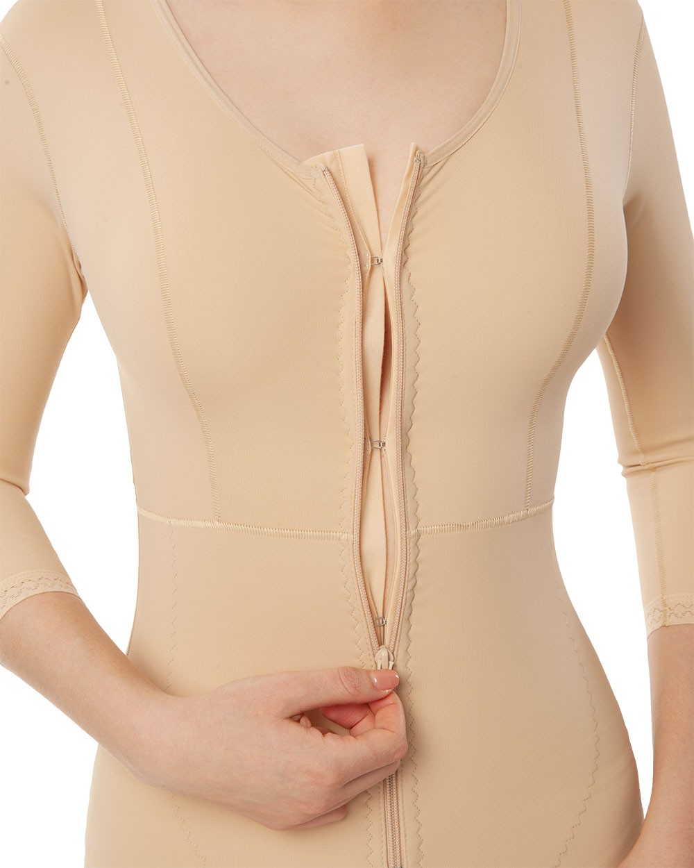 Variteks 227 Fermuarlı Body Korse Askılı Zıbın Nliposuction Korse Variteks Ref 227