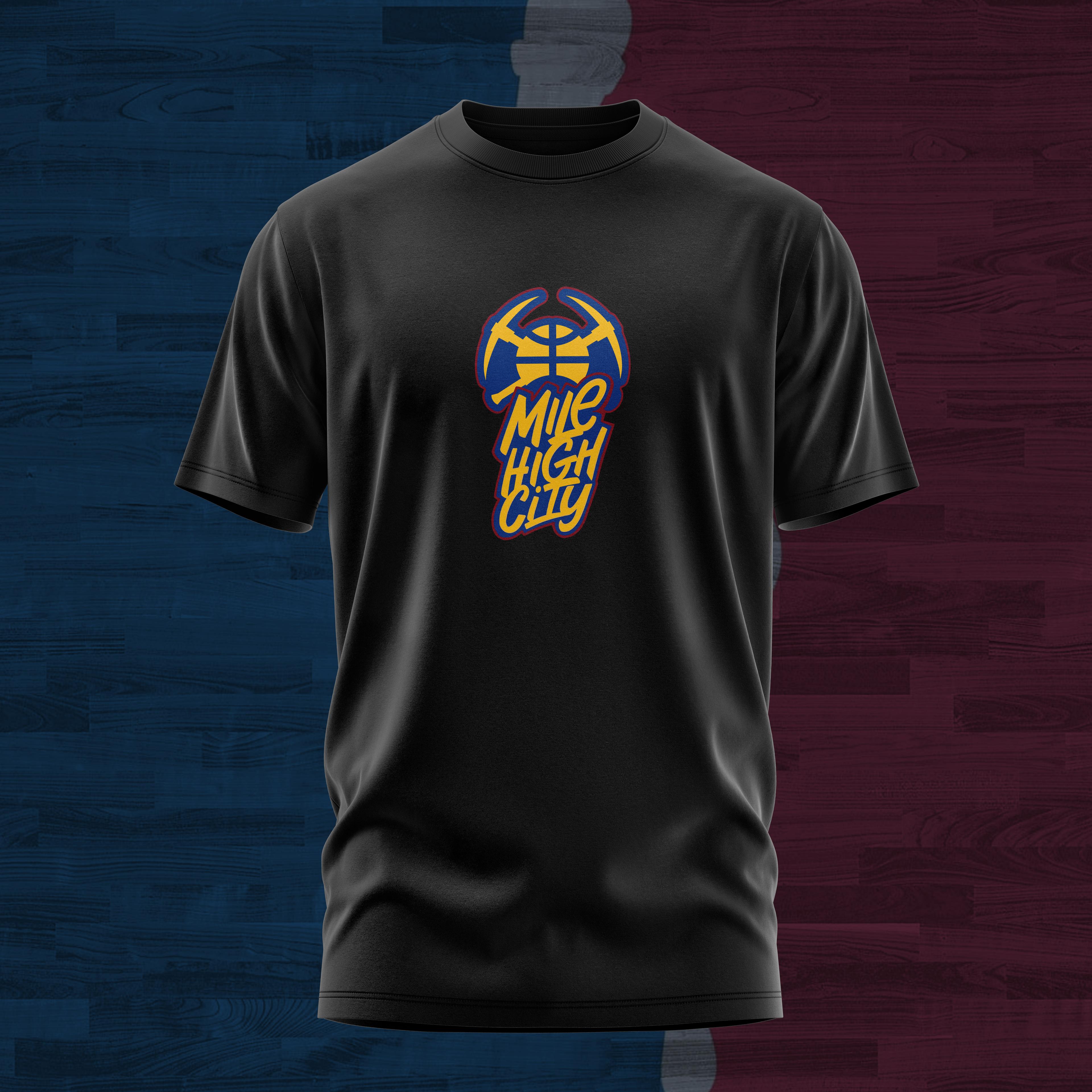 Denver Nuggets Mile High City Logo 