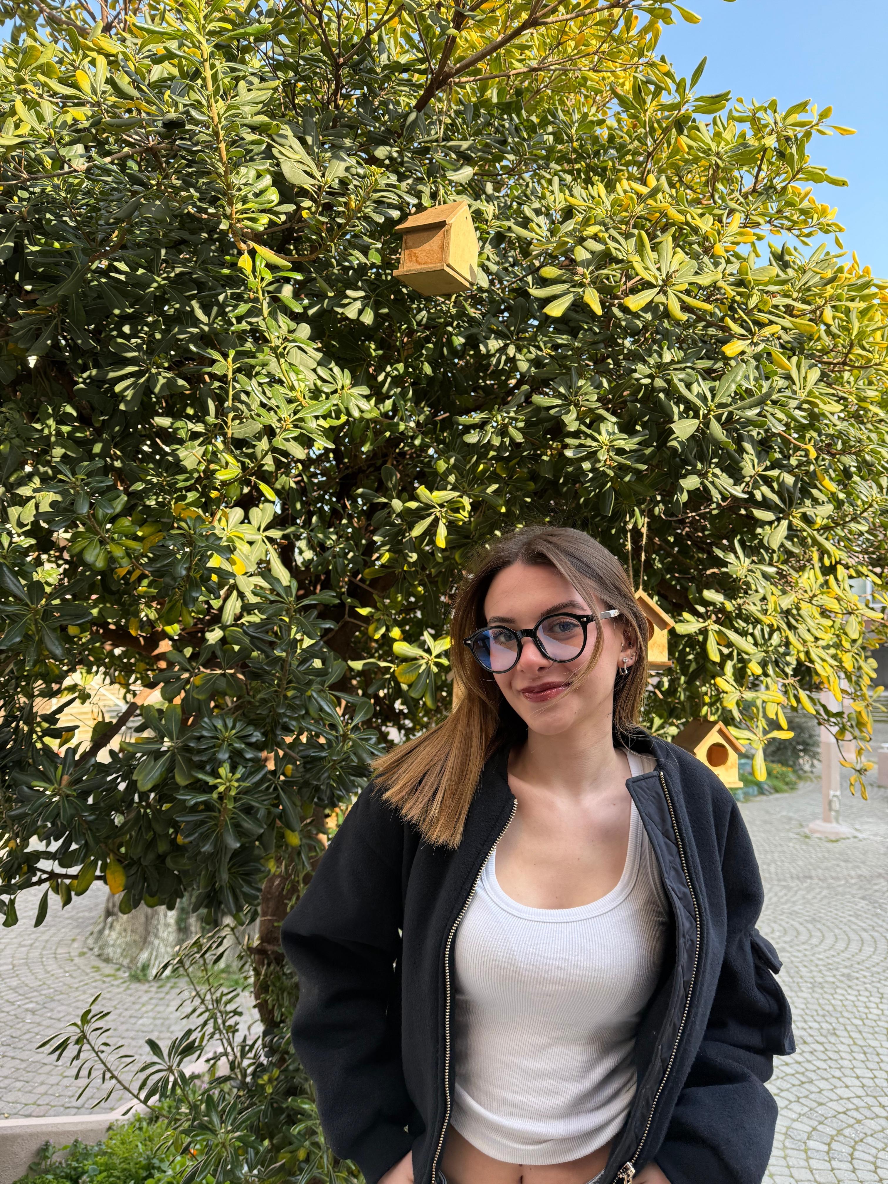 Elisa Yuvarlak Retro Optik Uyumlu Blue Block Mavi Işık Koruyucu Gözlük Parlak Siyah