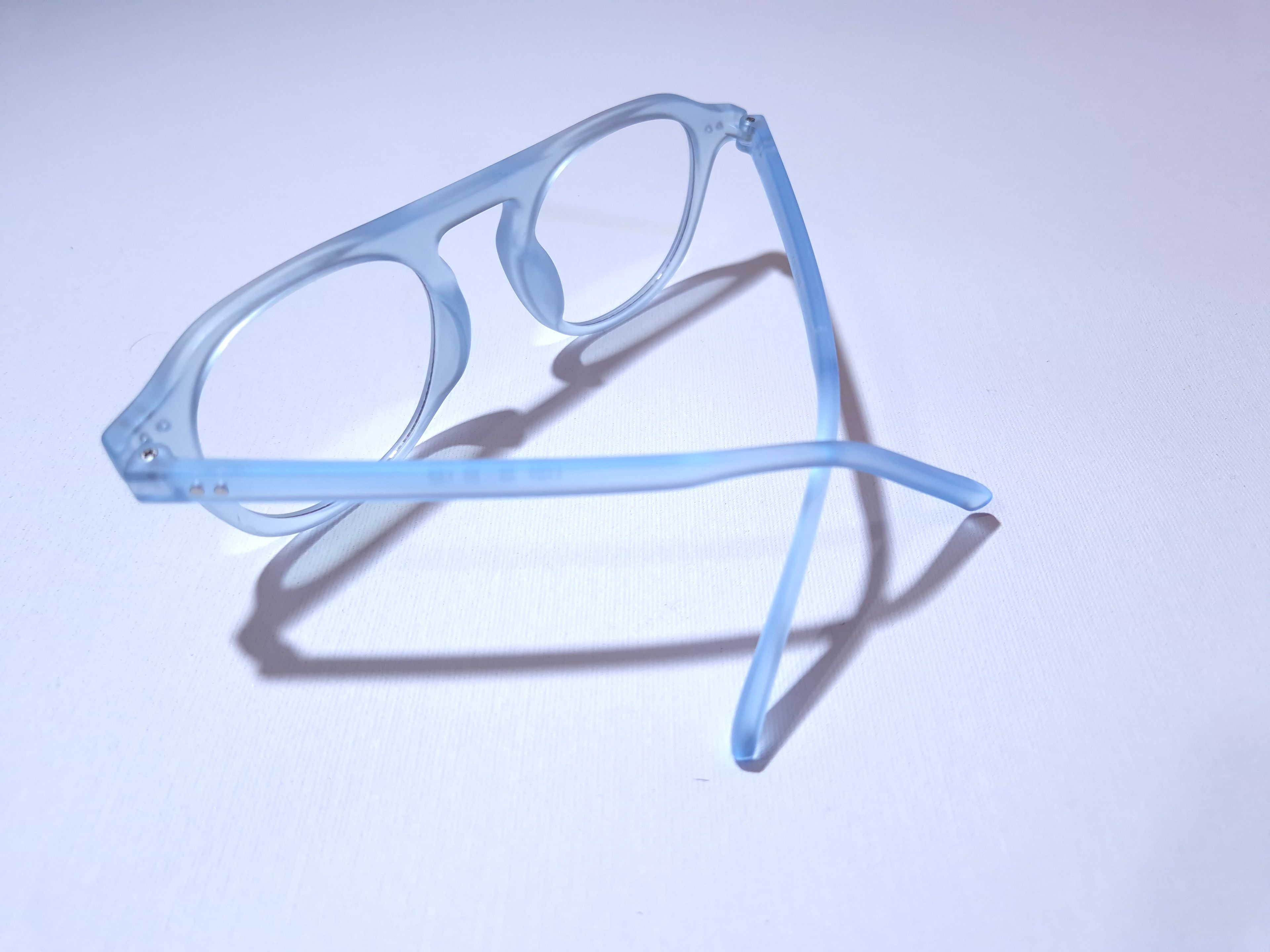 Stella Şeffaf Mavi Retro Optik Uyumlu Blue Block Mavi Işık Koruyucu Gözlük