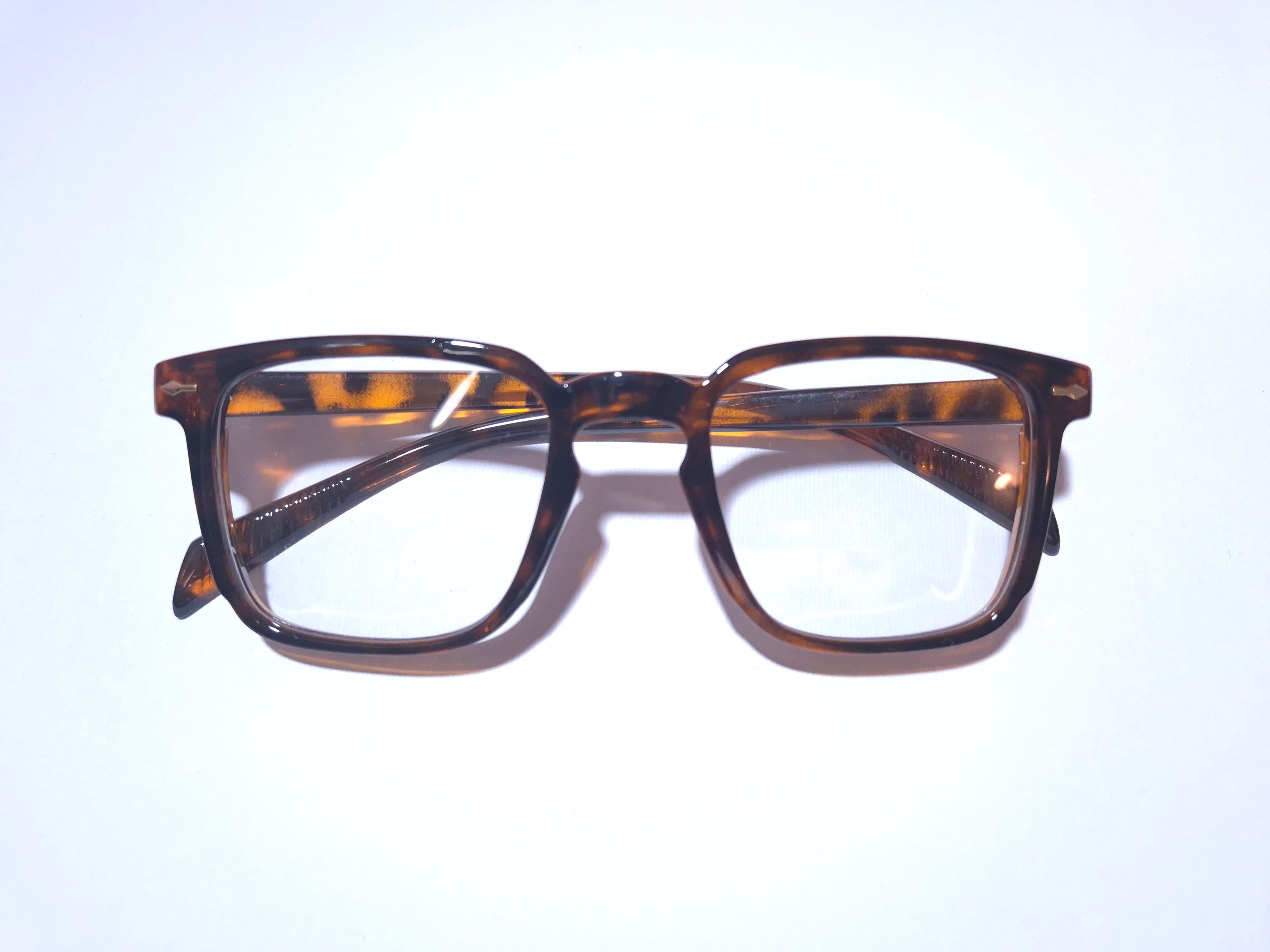 Asya Vintage Leopar Kare Optik Uyumlu Blue Block Mavi Işık Koruyucu Gözlük Kahverengi