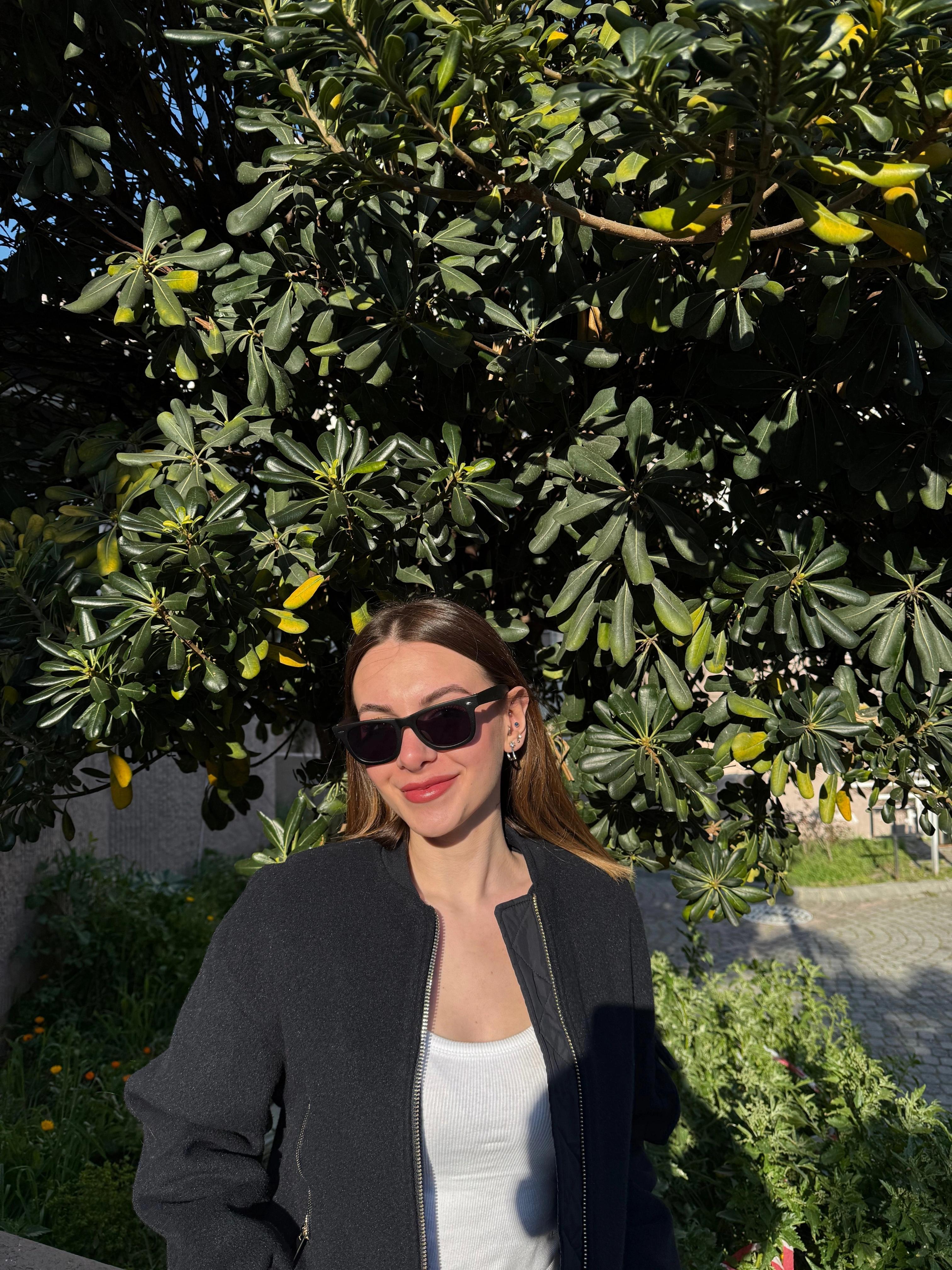 Arina Mat Siyah Yeni Sezon Wayfarer Güneş Gözlüğü