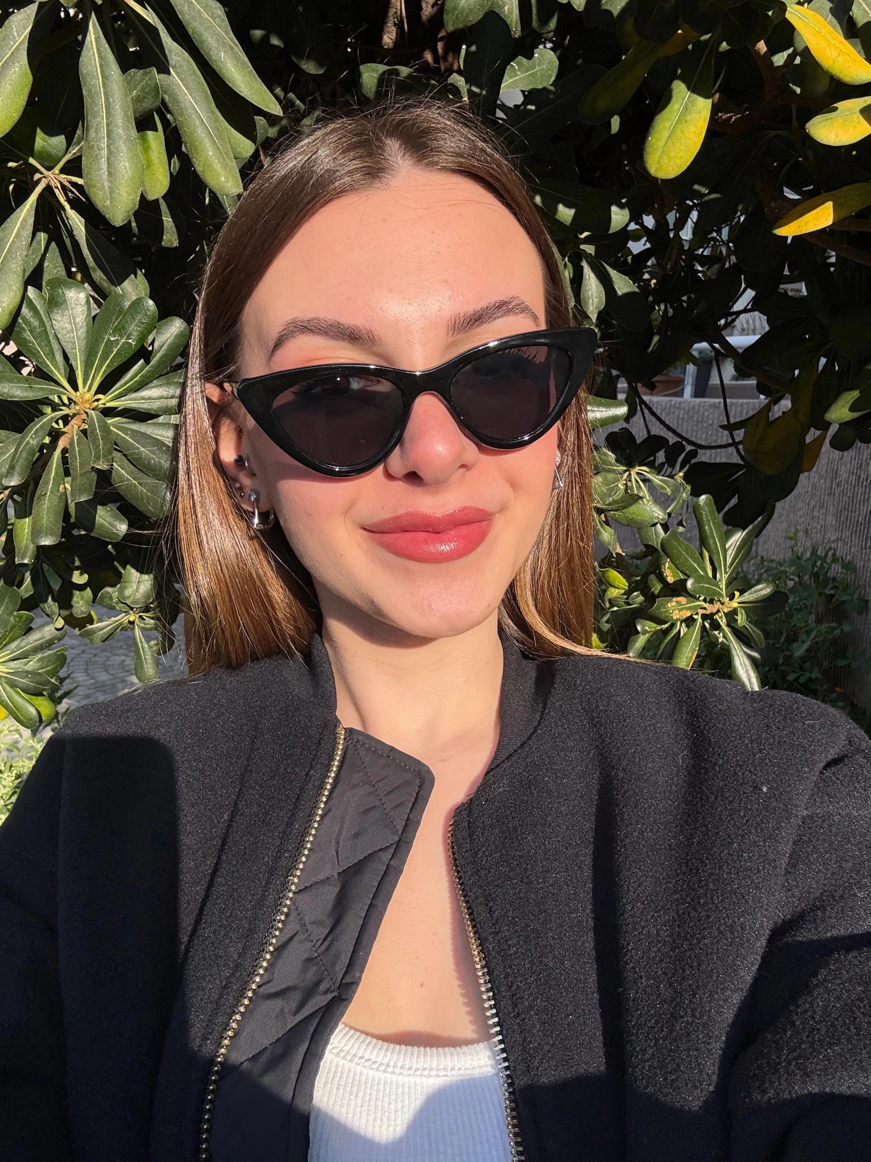 Serena Siyah Yeni Sezon Cat Eye Güneş Gözlüğü