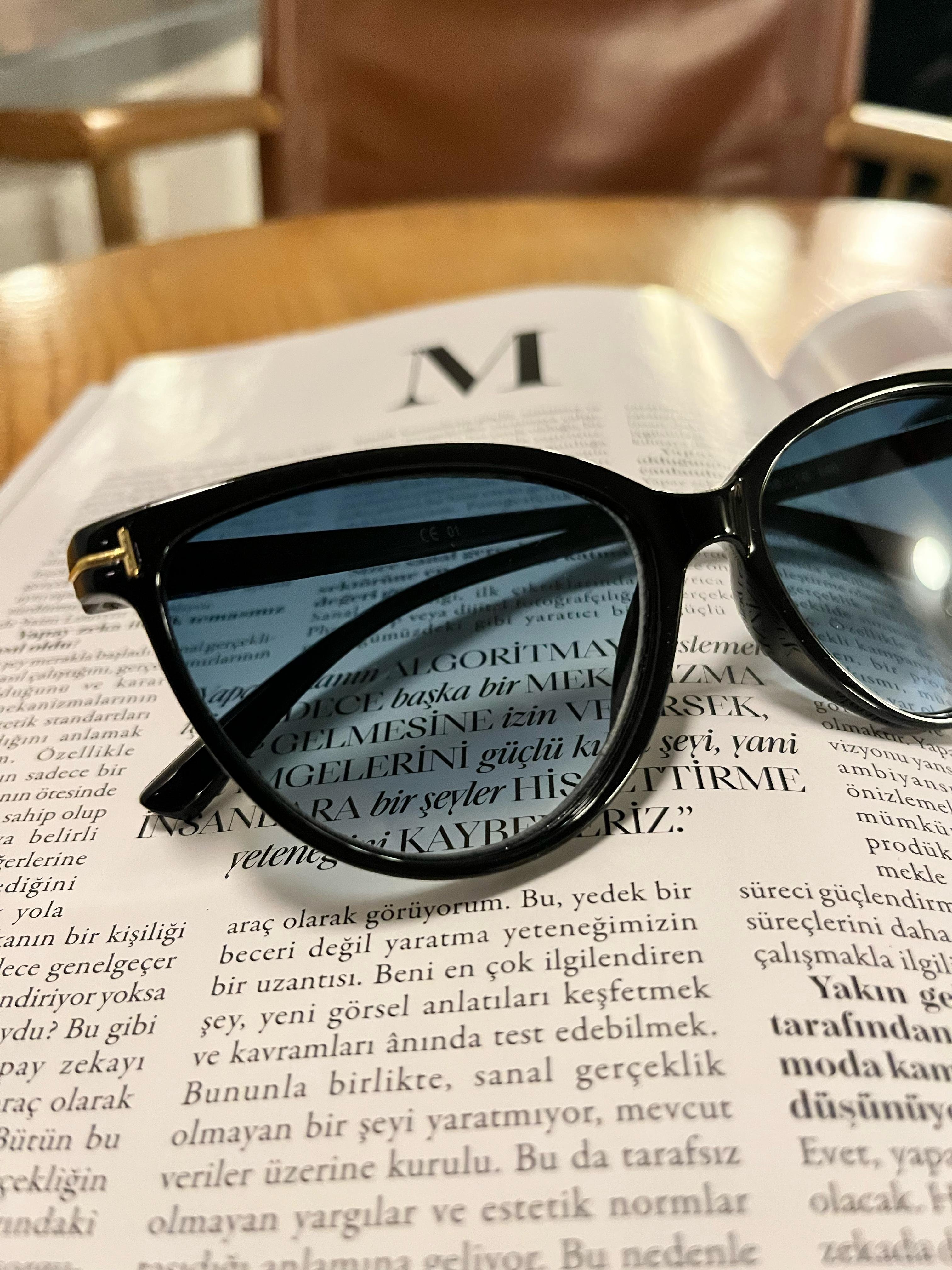 Diana Siyah Cat Eye Degrade Camlı Yeni Sezon Güneş Gözlüğü