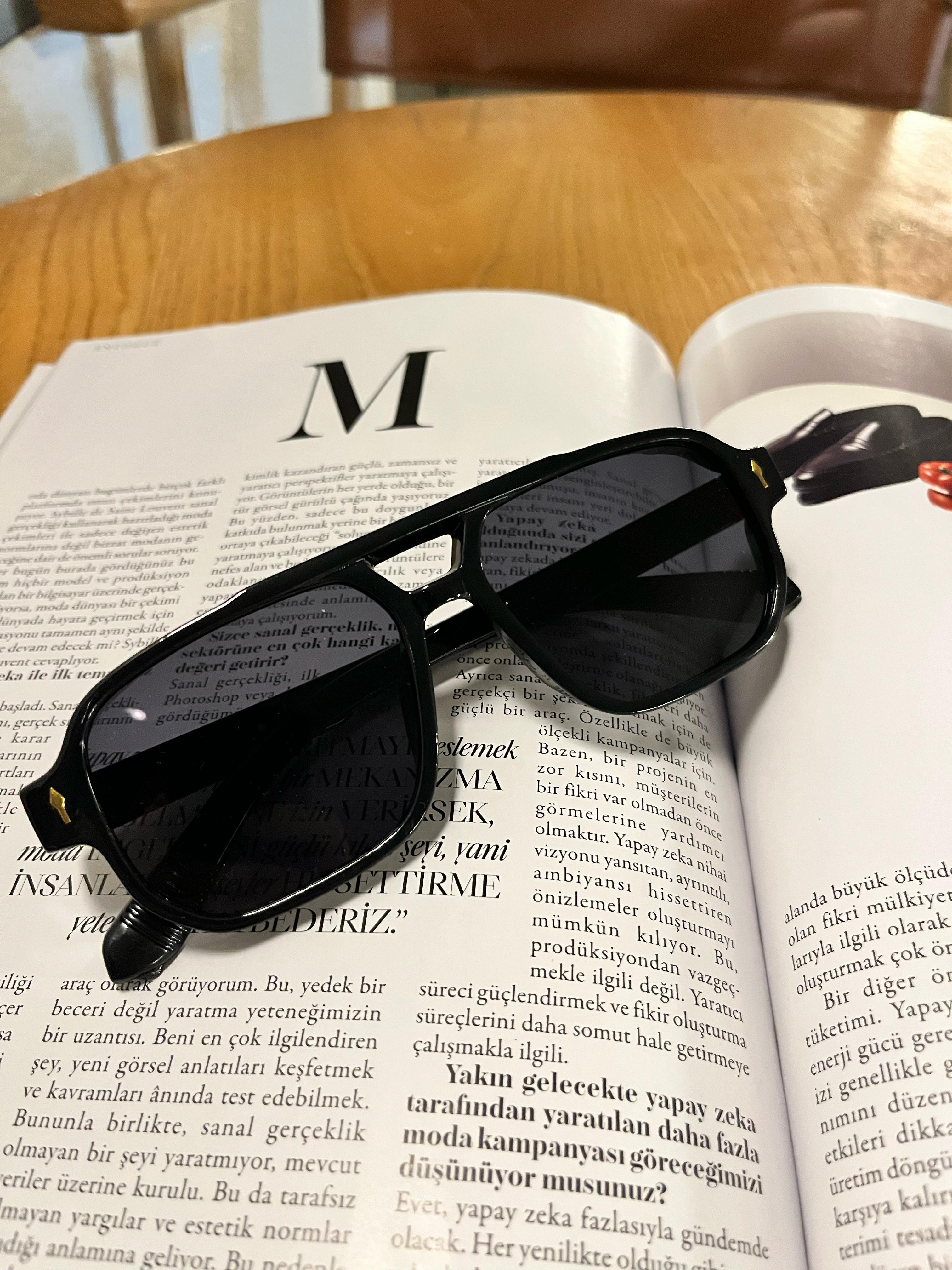 Ava Black Yeni Sezon Pilot Güneş Gözlüğü