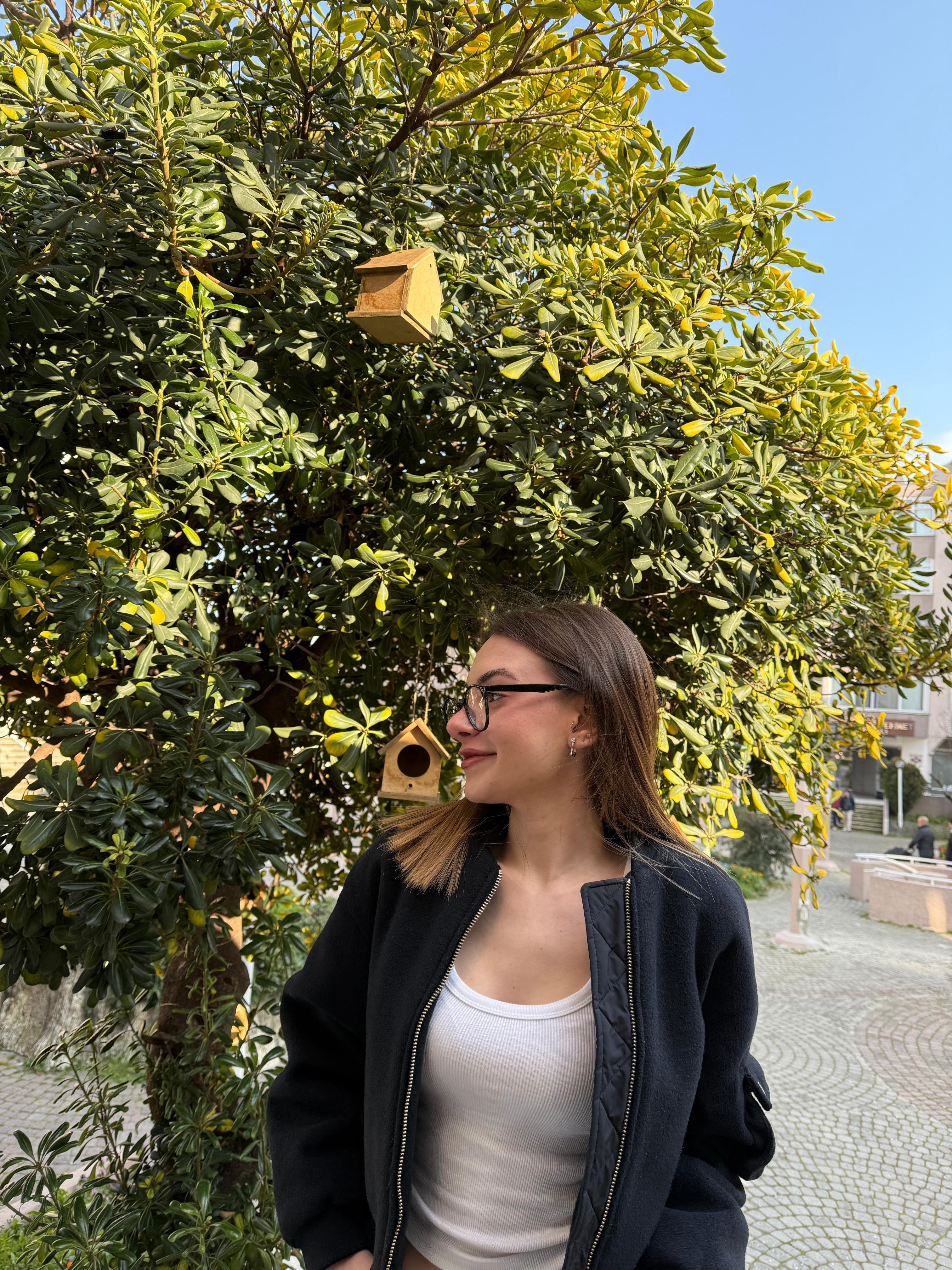 Lara Yuvarlak Vintage Optik Uyumlu Blue Block Mavi Işık Koruyucu Gözlük Parlak Siyah