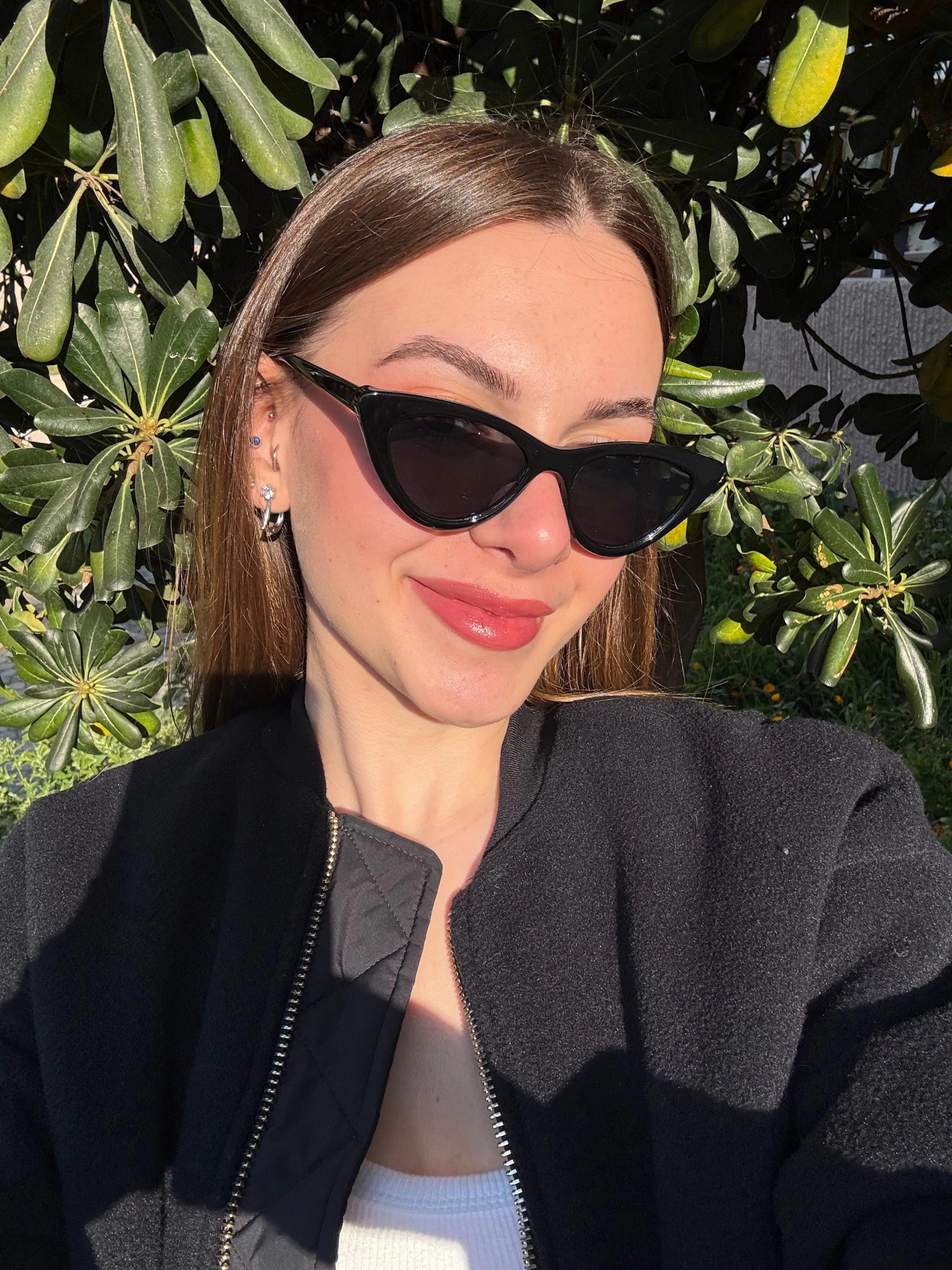 Serena Siyah Yeni Sezon Cat Eye Güneş Gözlüğü