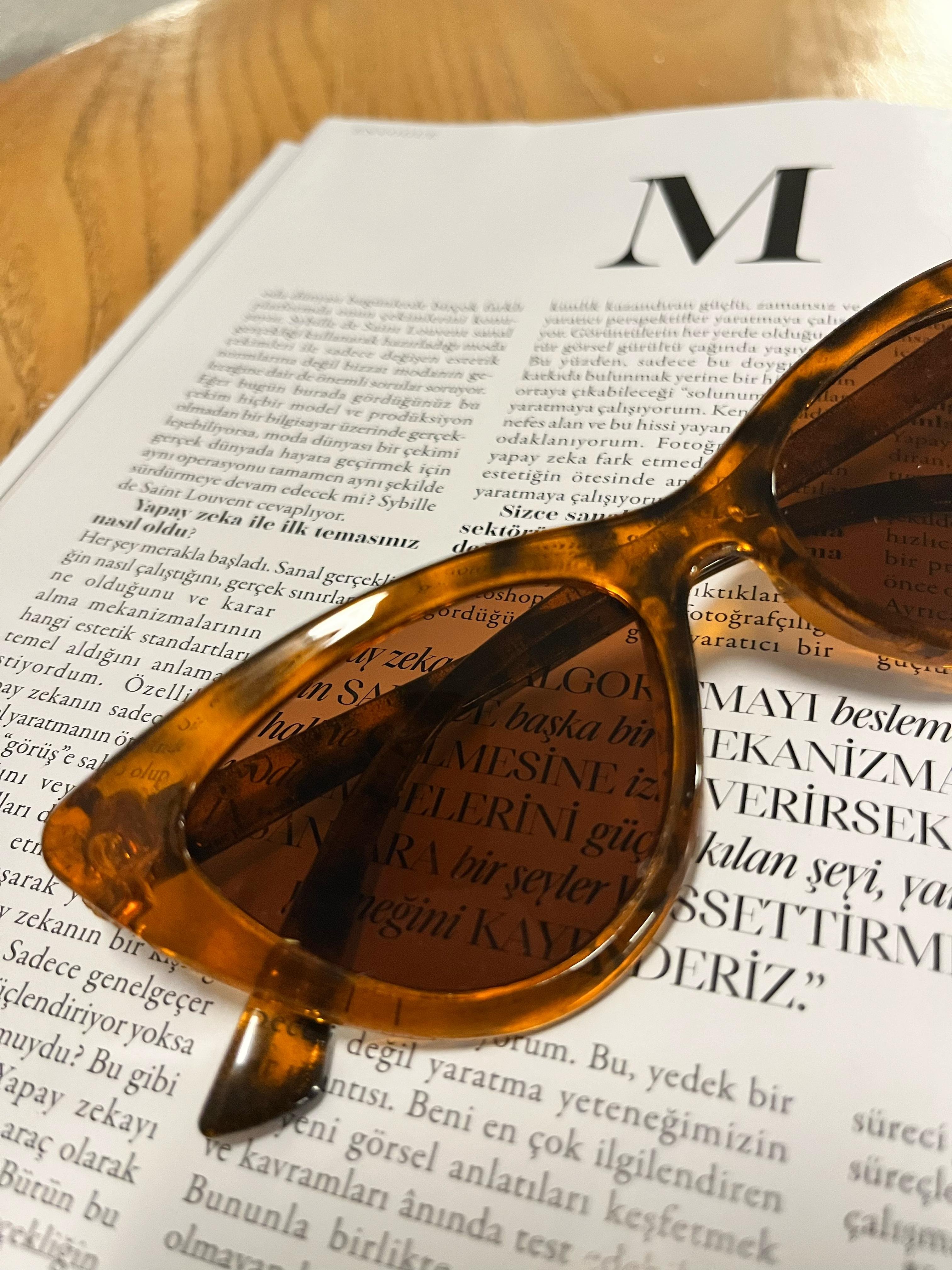 Evelyn Leopar Desen Yeni Sezon Cat Eye Güneş Gözlüğü