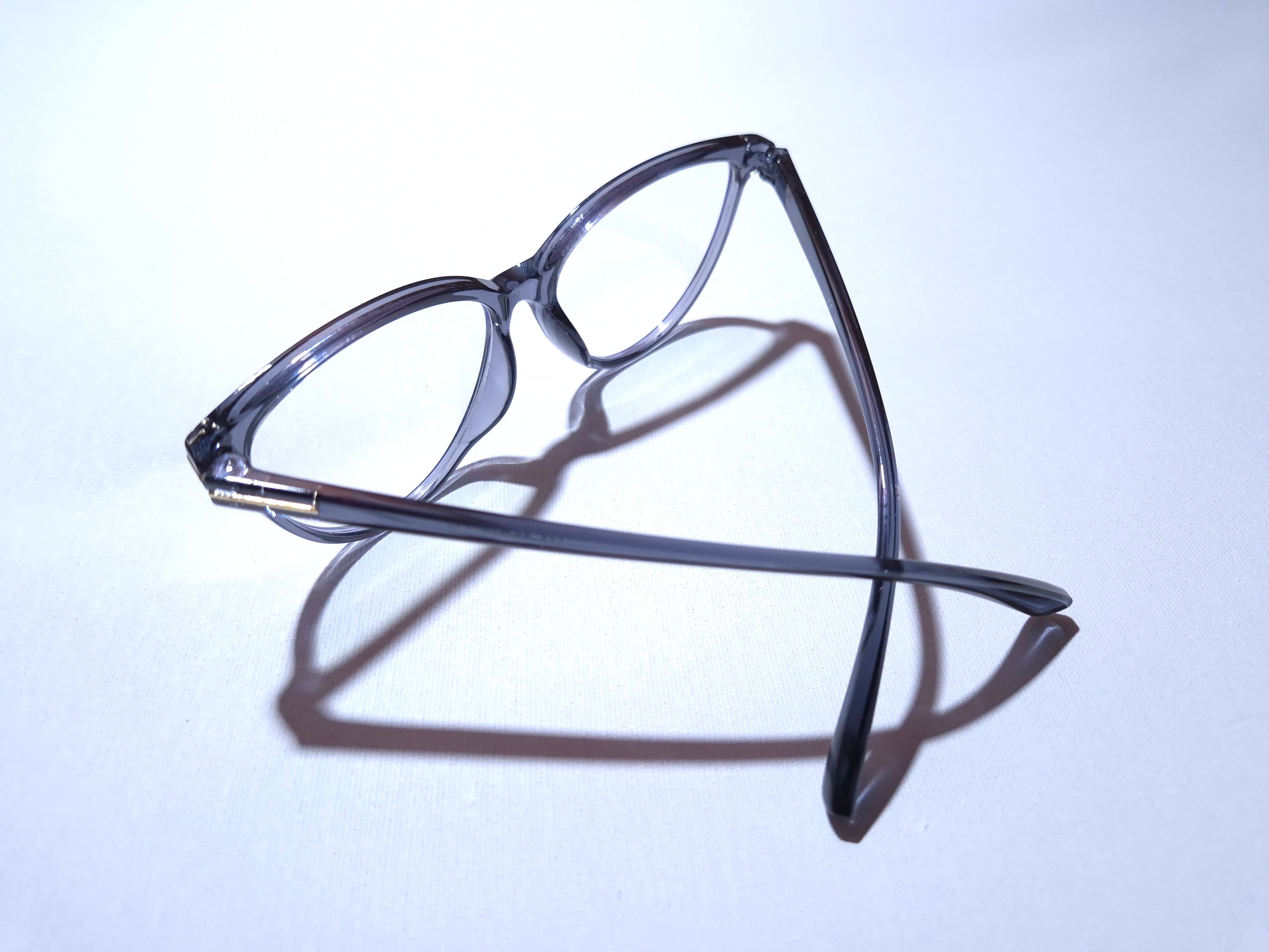 Diana Cat Eye Optik Uyumlu Blue Block Mavi Işık Koruyucu Gözlük Şeffaf Gri