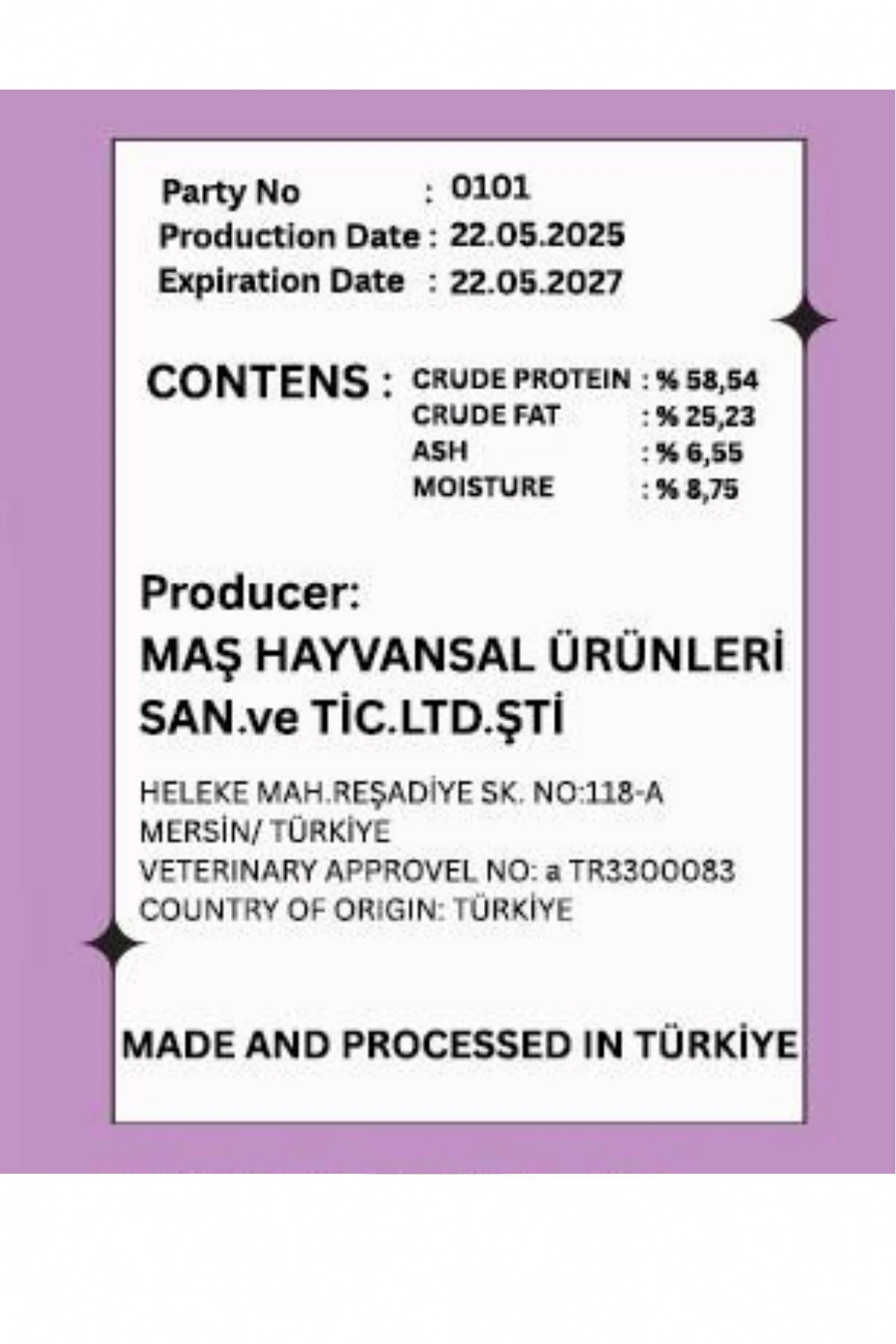 %100 Doğal Kurutulmuş Dana Meme Parçaları 250 Gr - Köpek Çiğneme Ve Ödül Maması