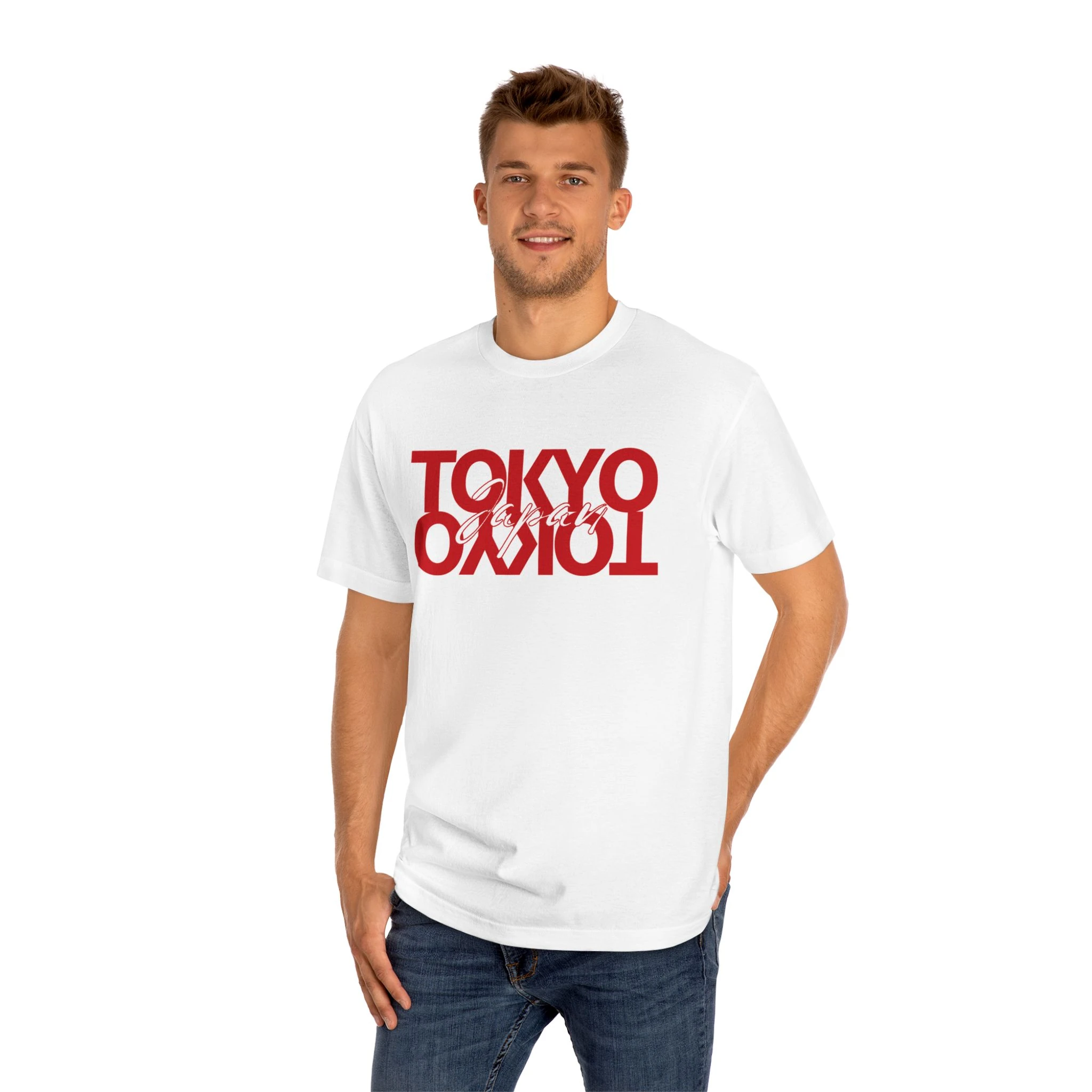 Tokyo Unisex Baskılı Oversize T-shirt 
