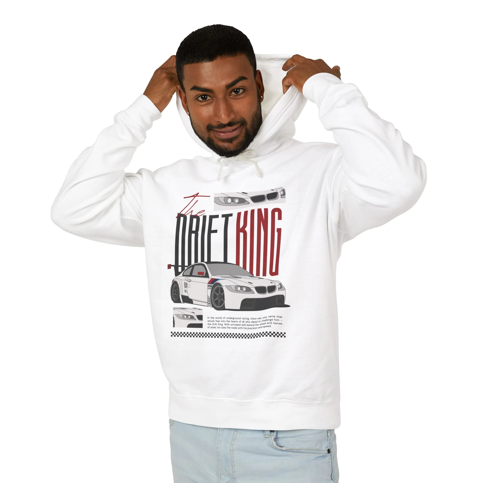 Drift King Baskılı Sweatshirt hoodie