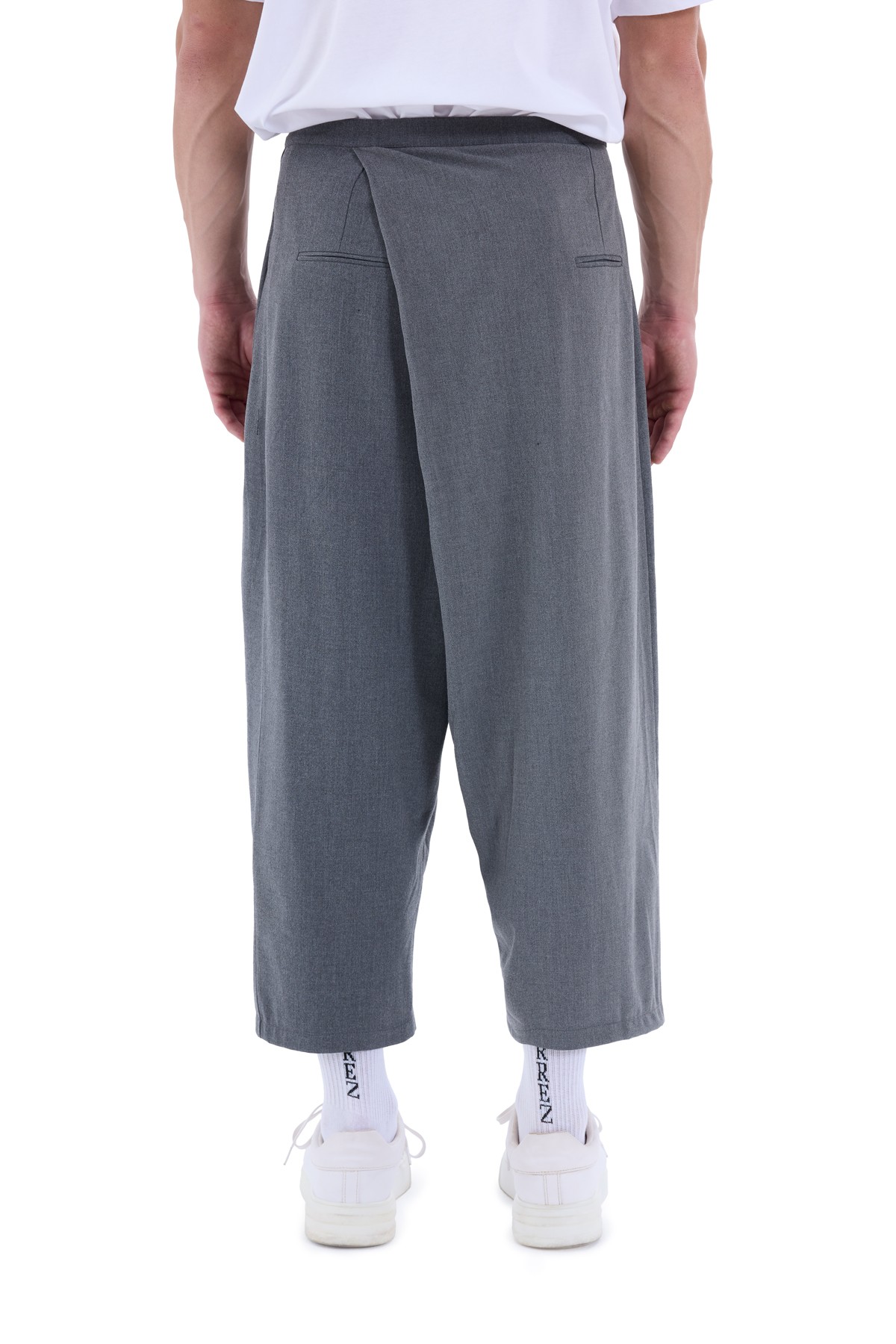 Rafe Asymmetric Wrap Pantolon Antrasit