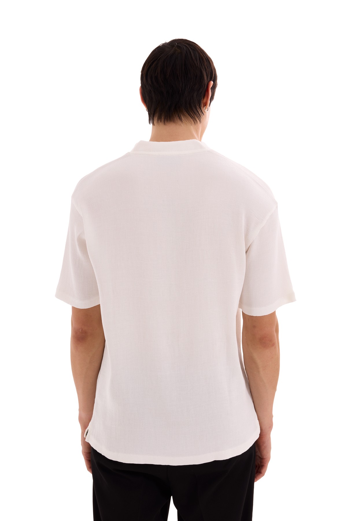 V-Neck Ottoman T-Shirt