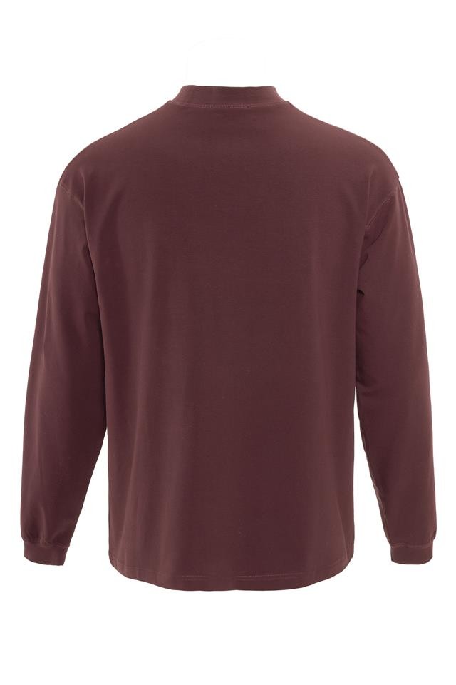 Bordo Uzun Kollu Sweatshirt