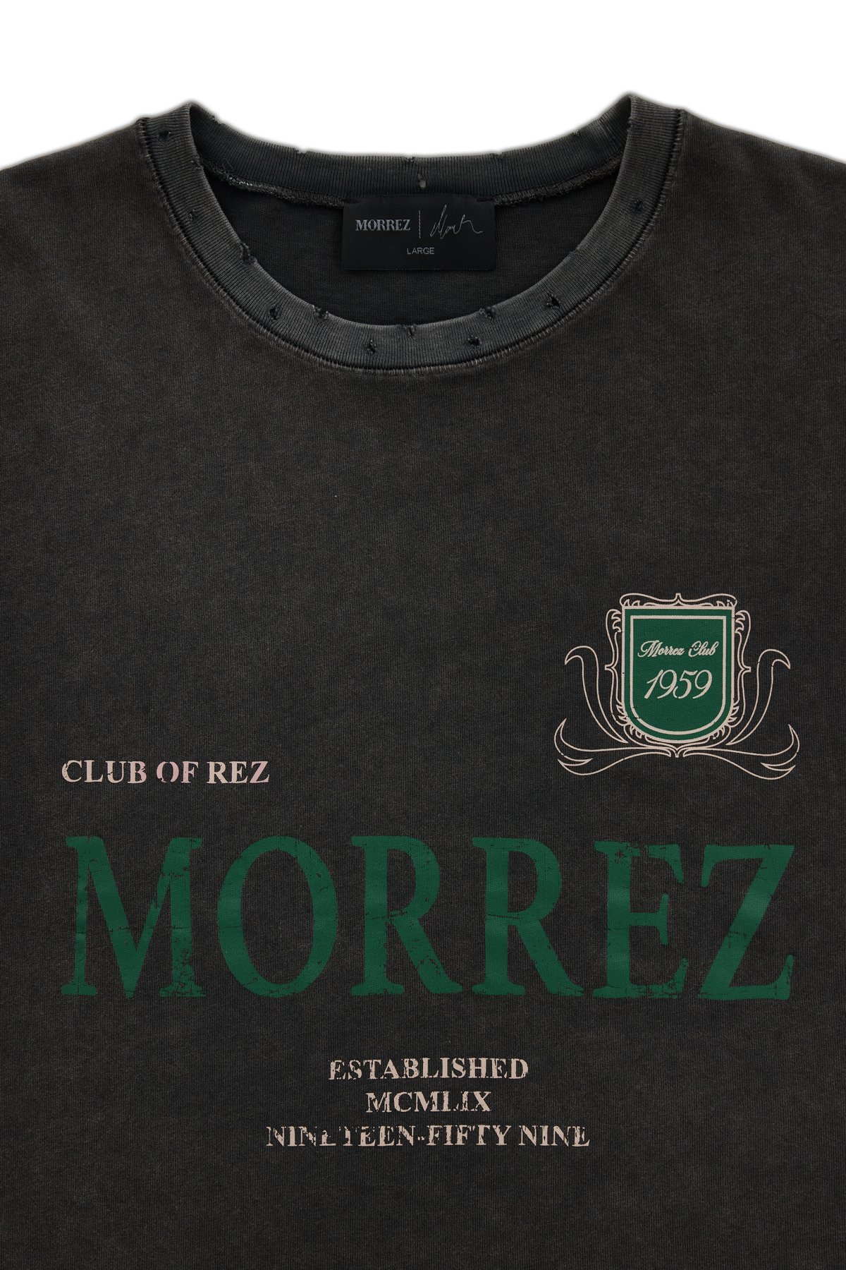 Club Of Rez Anthracite Washed Tank Top