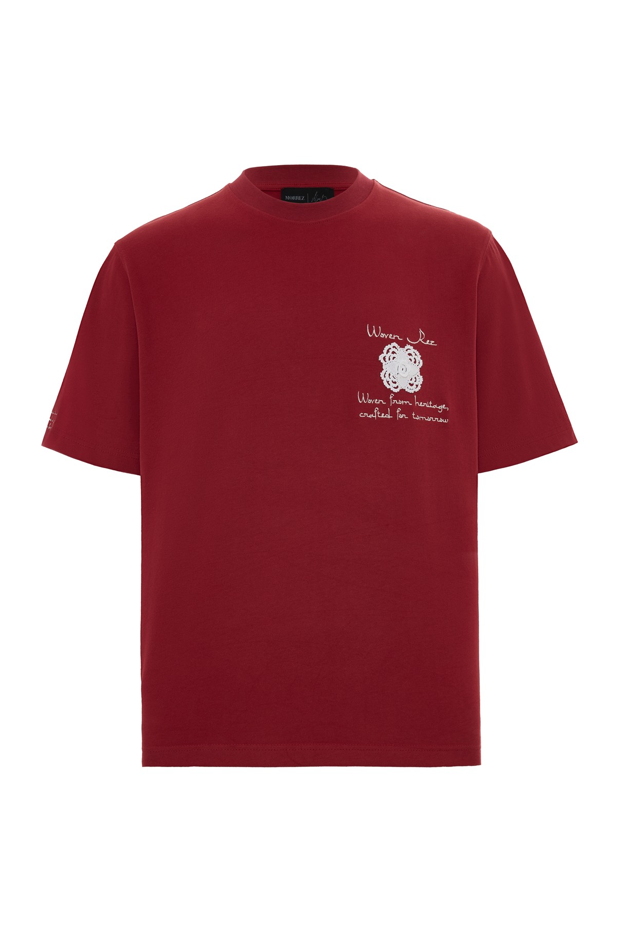 Woven Rez Lace Detailed T-Shirt