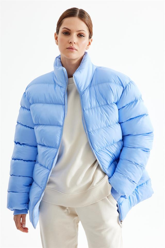 Blue Puffer Jacket K