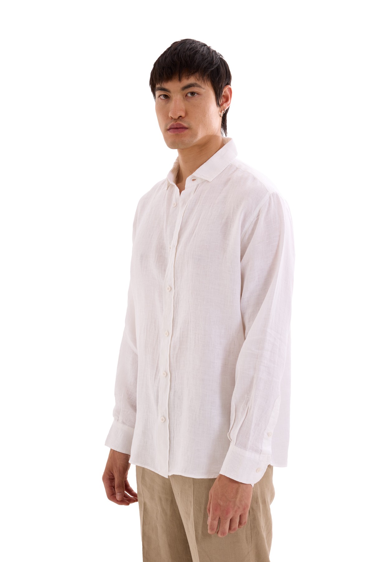 100% Linen Long Sleeve Shirt